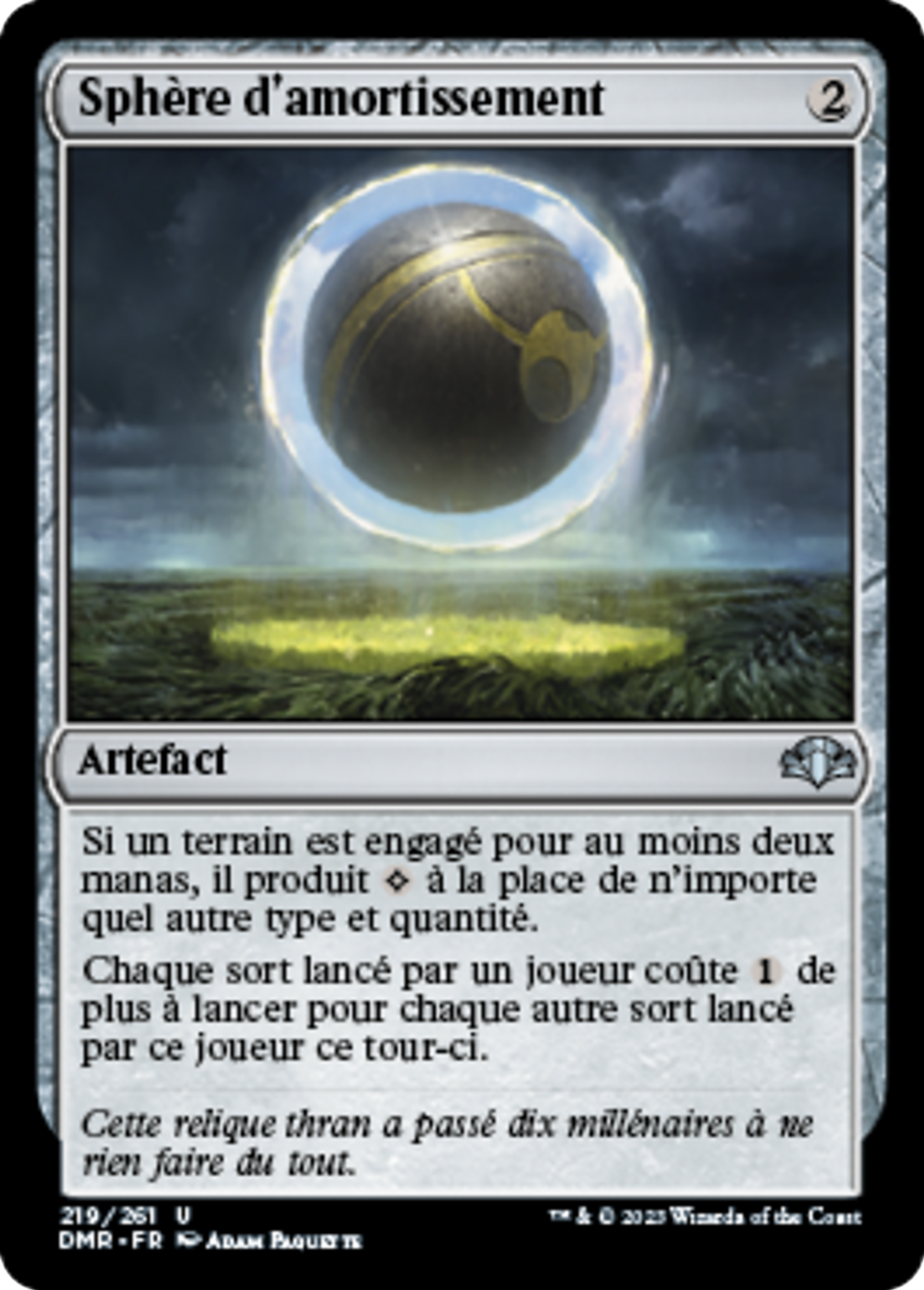 Sphère d'amortissement — Dominaria Remastered — Magic: The Gathering