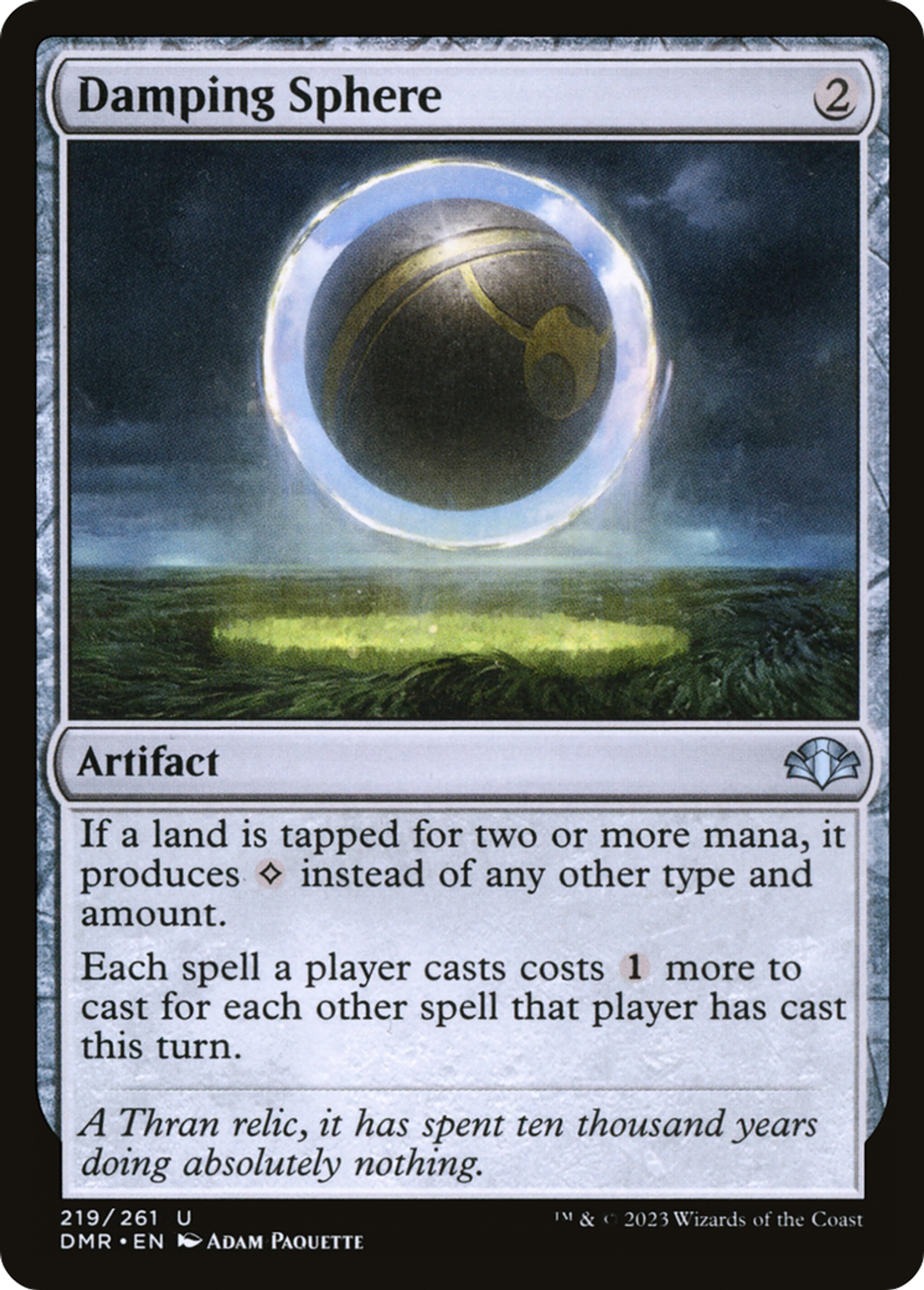 Sphère d'amortissement — Dominaria Remastered — Magic: The Gathering