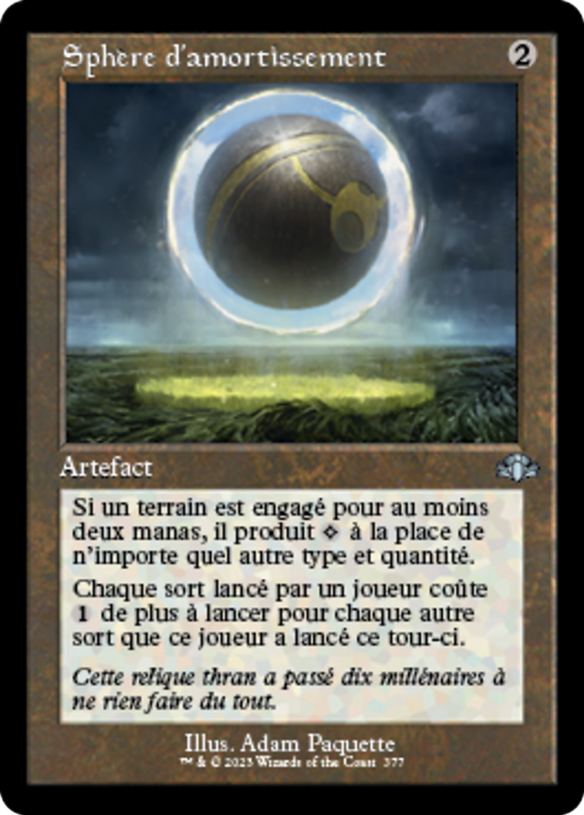 Sphère d'amortissement — Dominaria Remastered — Magic: The Gathering