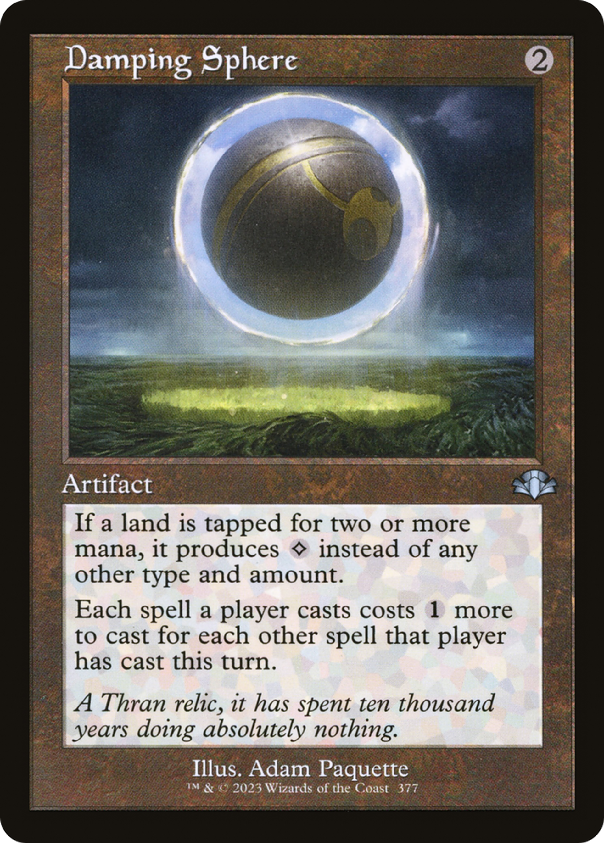 Damping Sphere — Dominaria Remastered — Magic: The Gathering