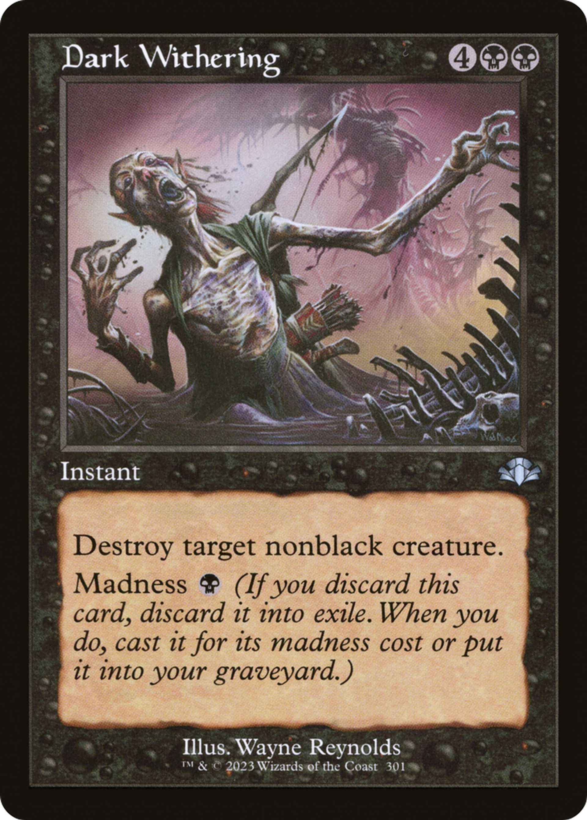 Dark Withering — Dominaria Remastered — Magic: The Gathering