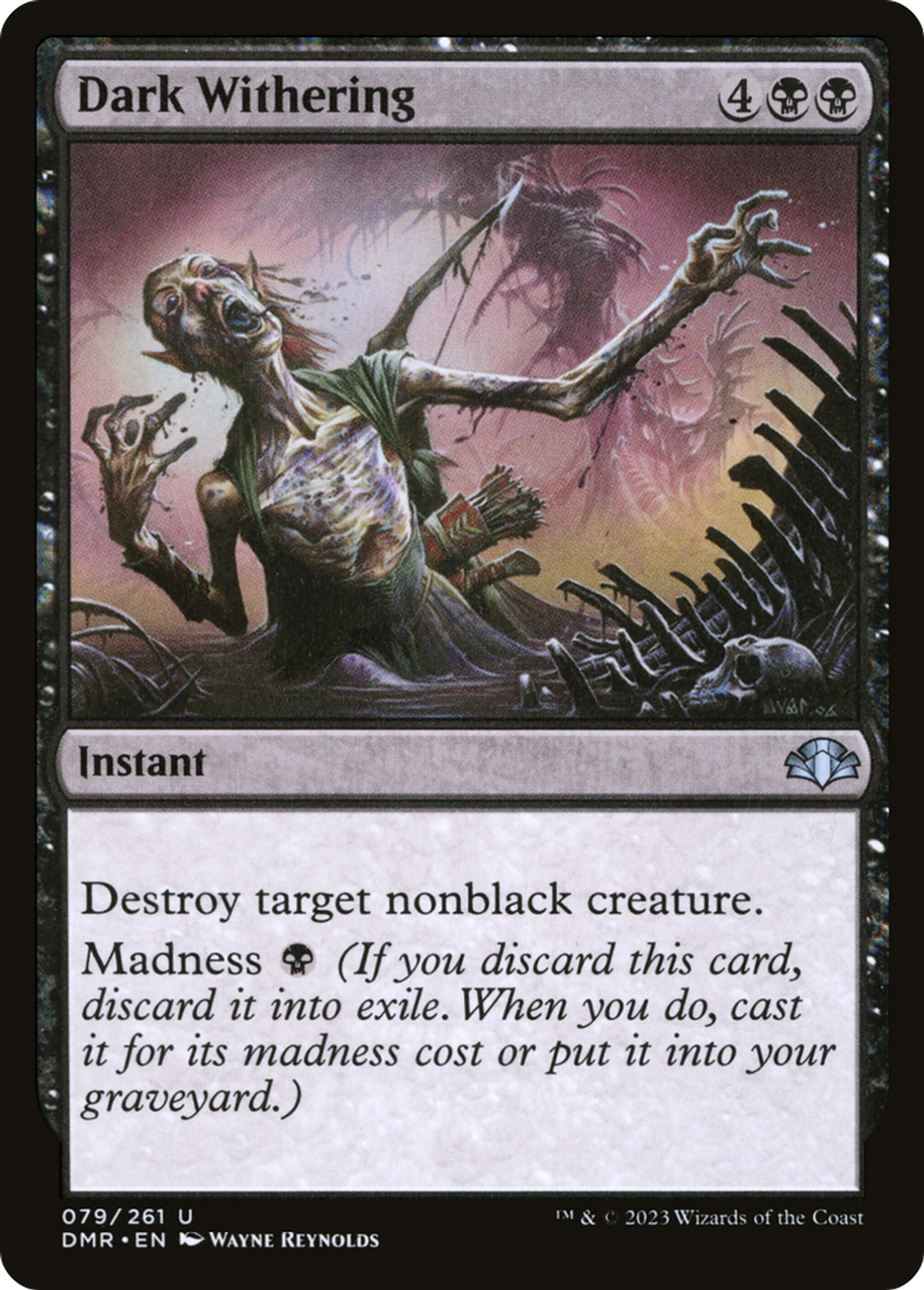 Dark Withering — Dominaria Remastered — Magic: The Gathering