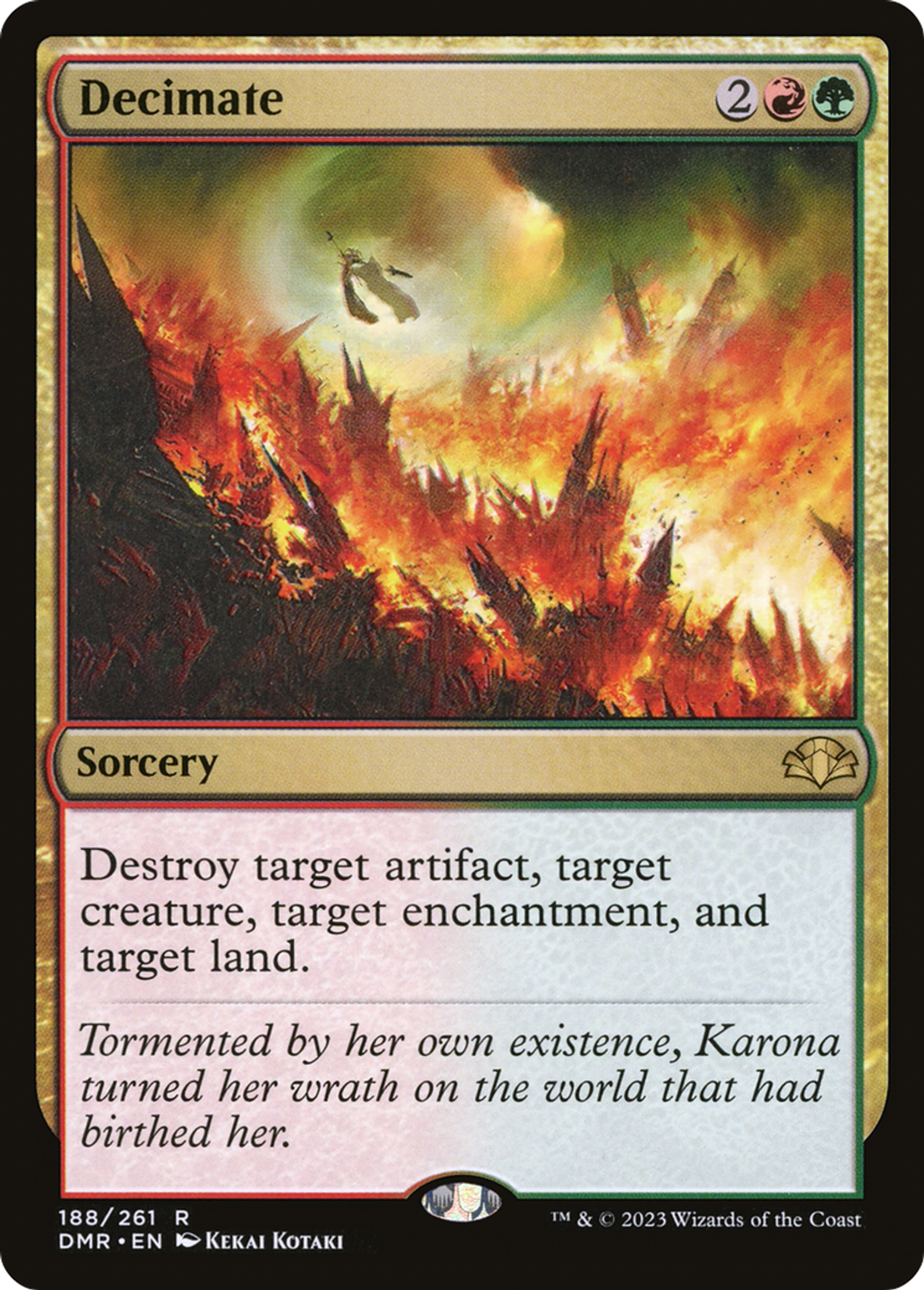 Décimation — Dominaria Remastered — Magic: The Gathering