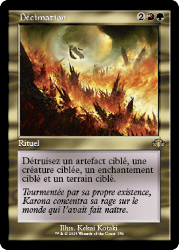 Décimation — Dominaria Remastered — Magic: The Gathering