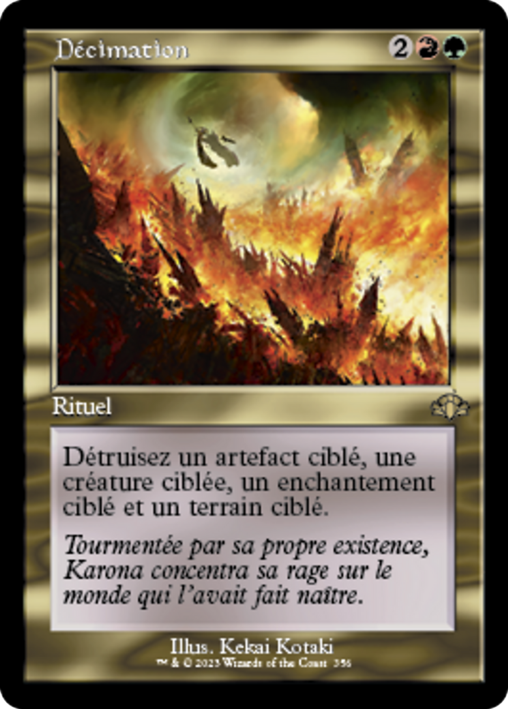 Décimation — Dominaria Remastered — Magic: The Gathering