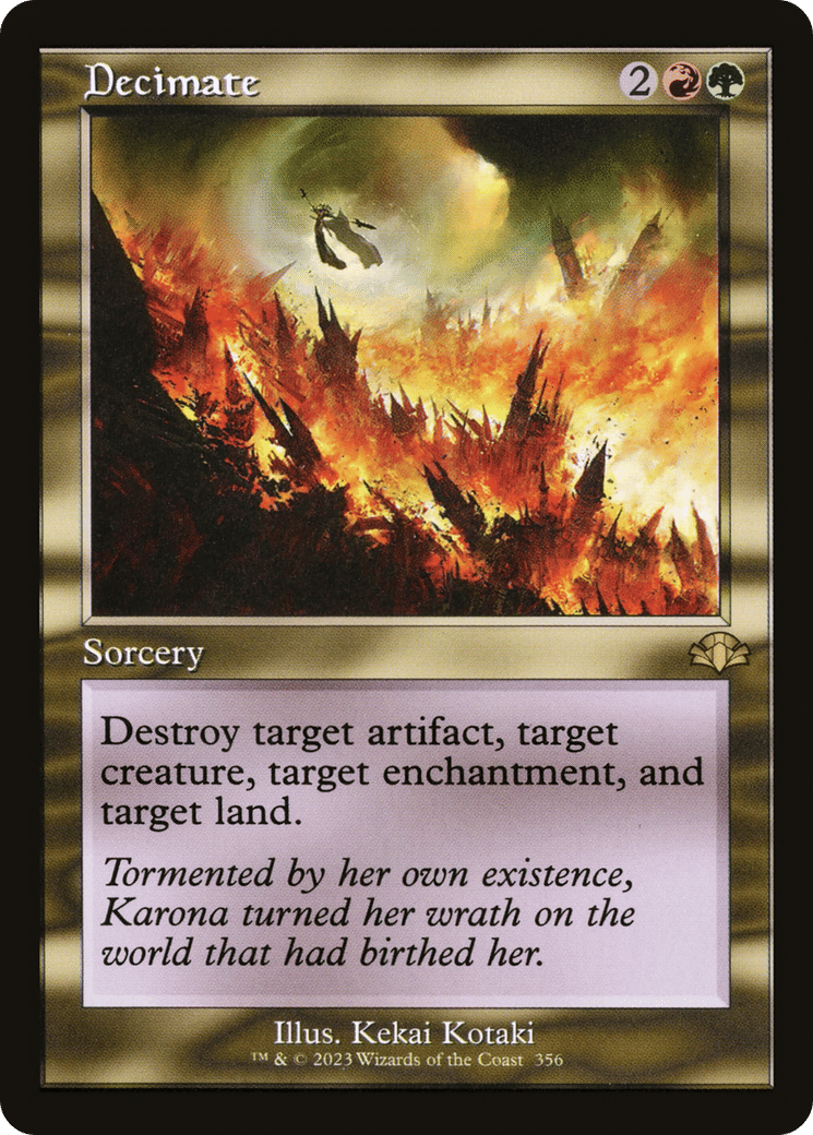 Decimate — Dominaria Remastered — Magic: The Gathering