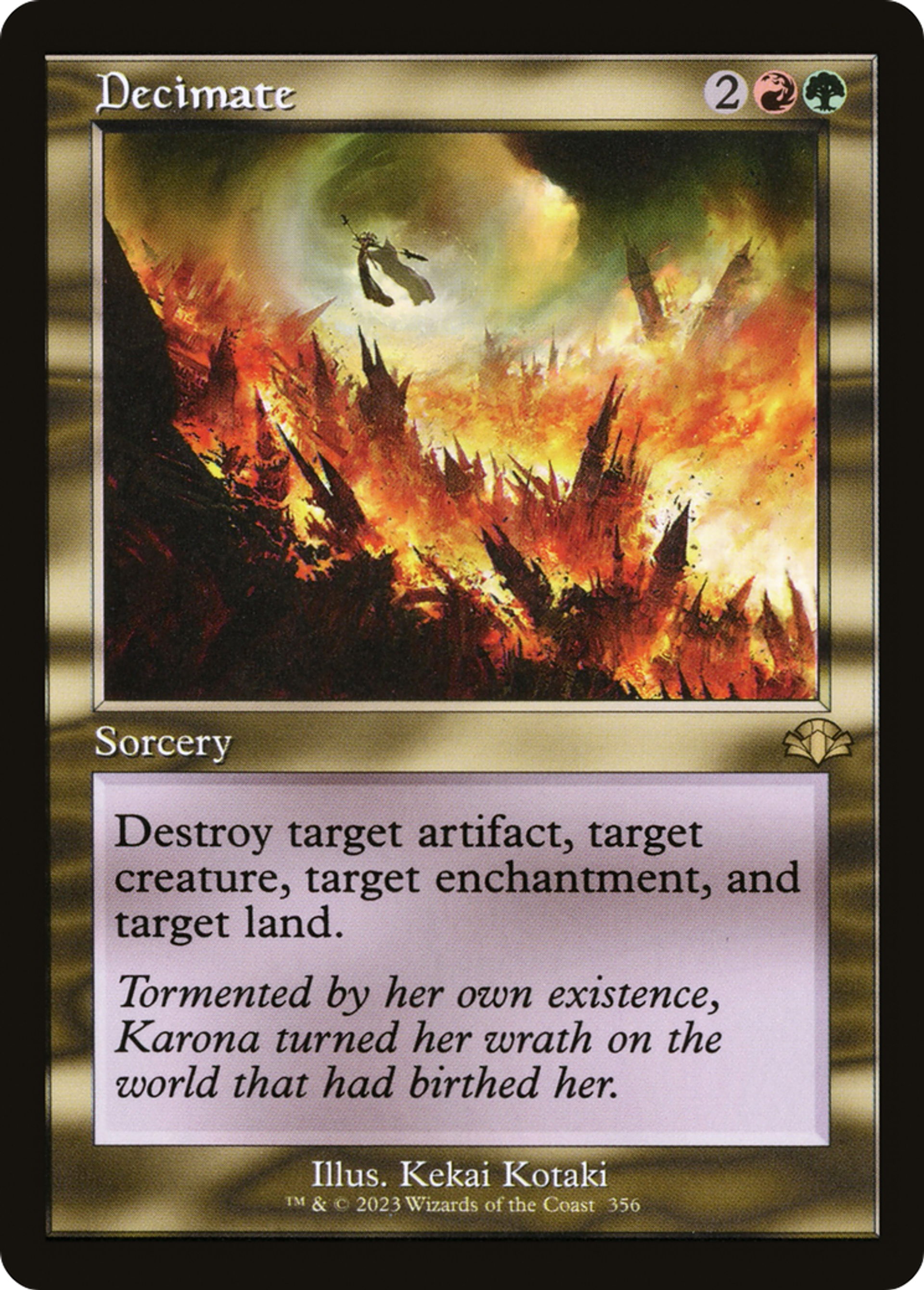 Decimate — Dominaria Remastered — Magic: The Gathering