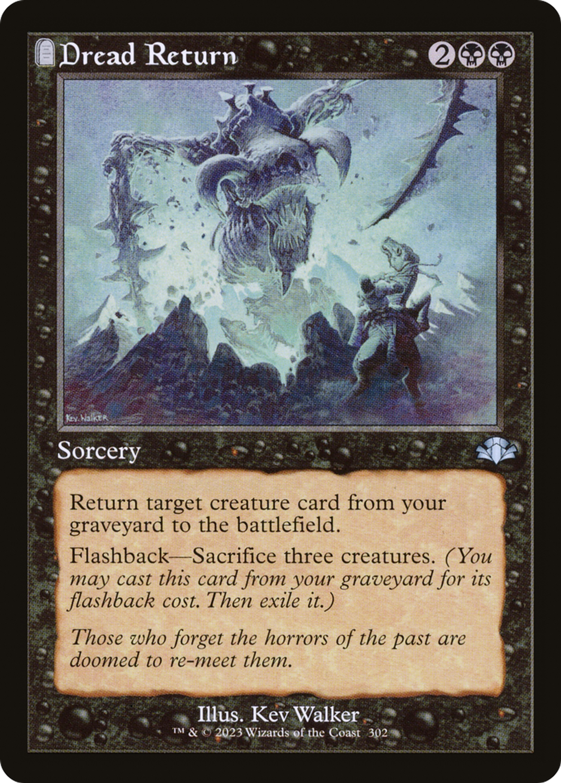 Dread Return — Dominaria Remastered — Magic: The Gathering