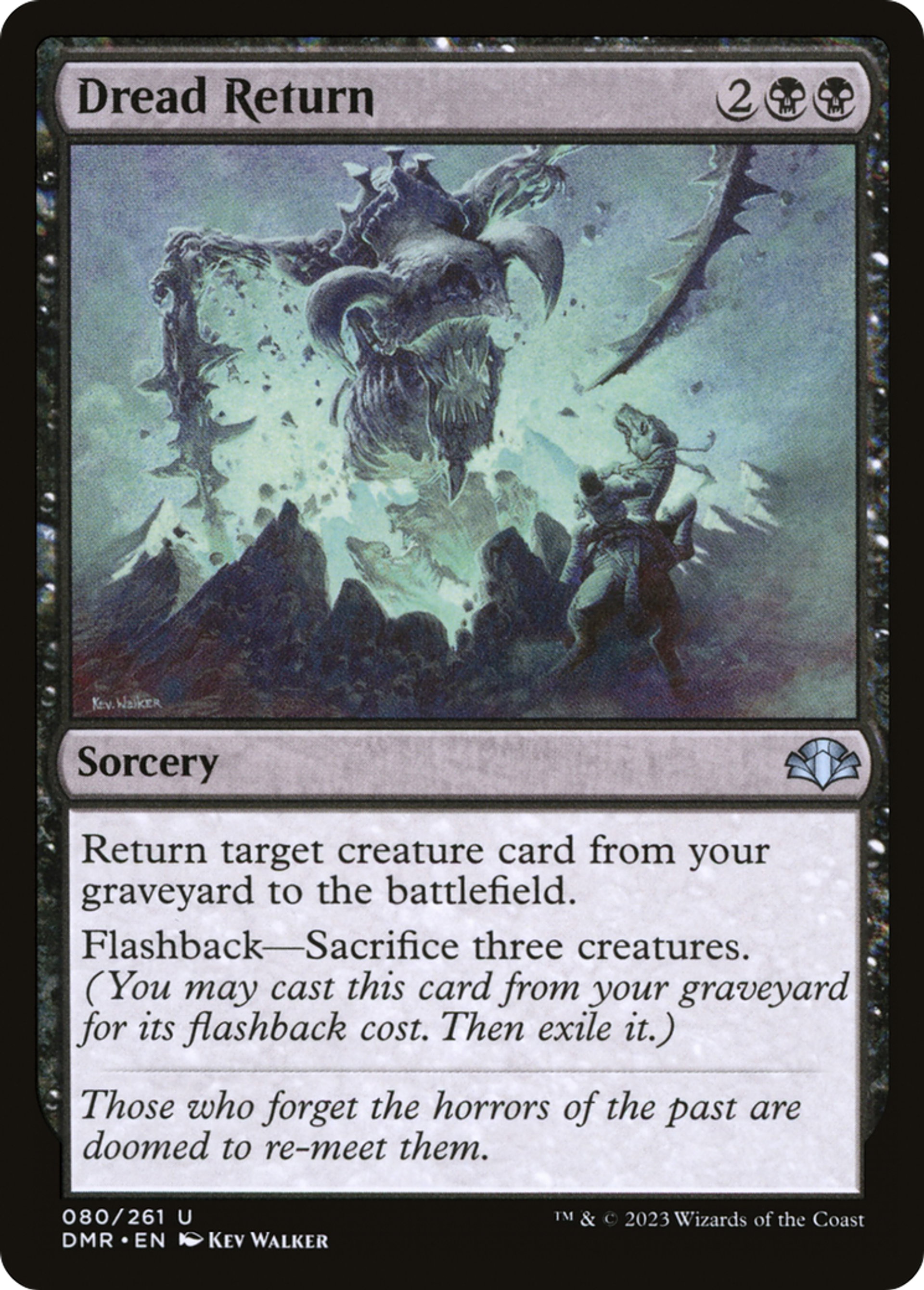 Dread Return — Dominaria Remastered — Magic: The Gathering