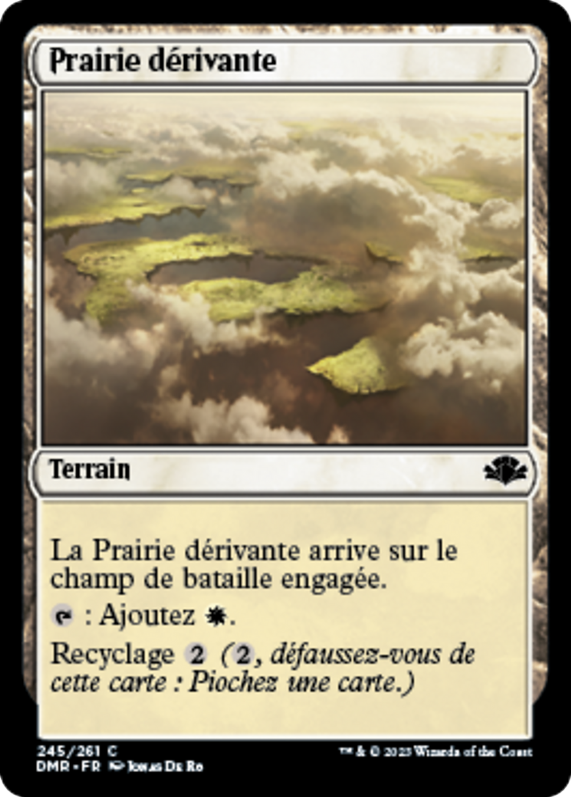 Prairie dérivante — Dominaria Remastered — Magic: The Gathering