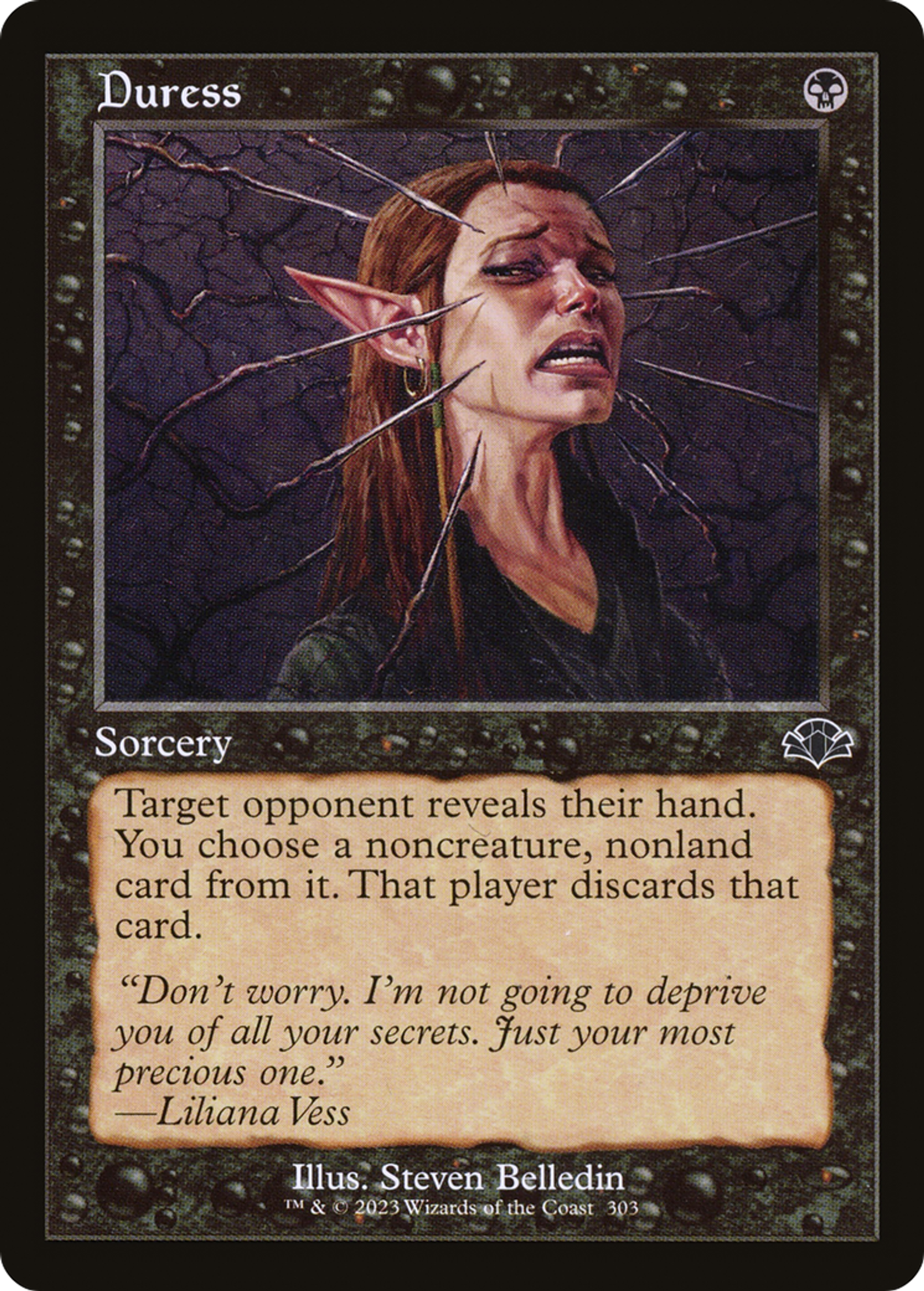 Duress — Dominaria Remastered — Magic: The Gathering