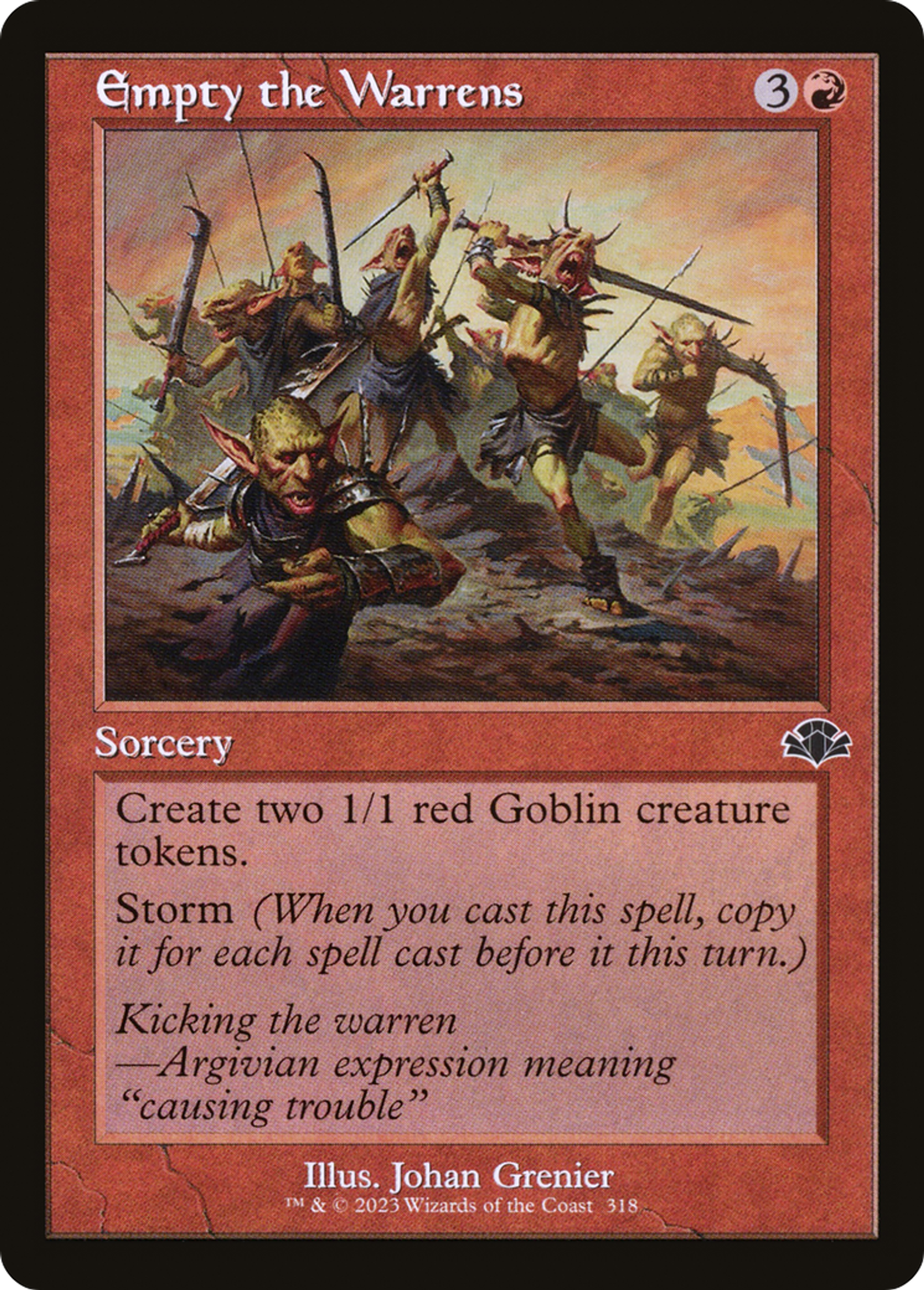 Empty the Warrens — Dominaria Remastered — Magic: The Gathering