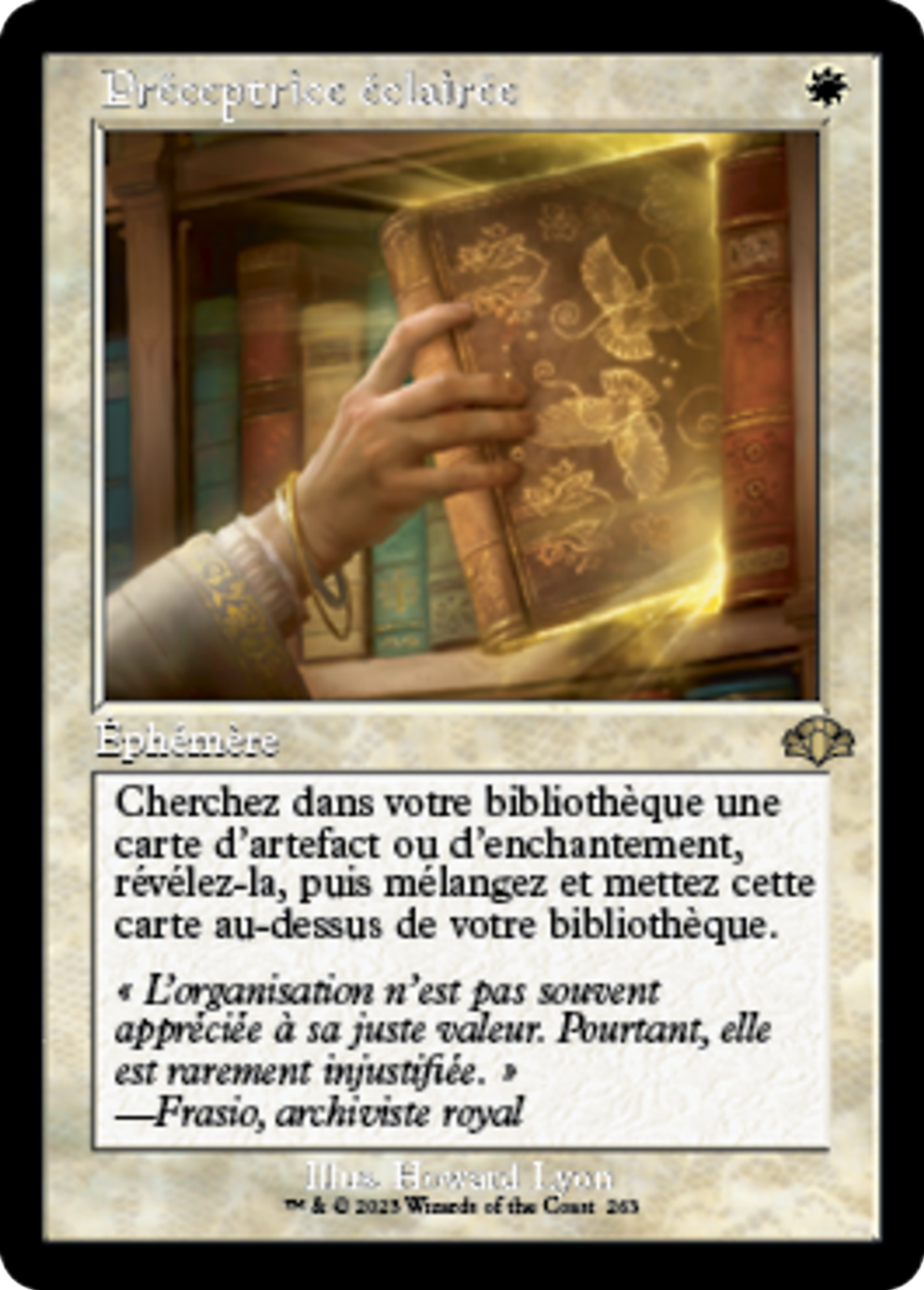Préceptrice éclairée — Dominaria Remastered — Magic: The Gathering