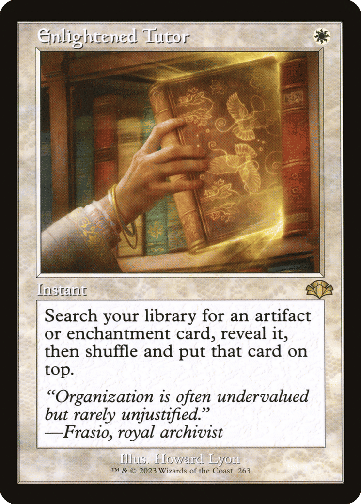 Enlightened Tutor — Dominaria Remastered — Magic: The Gathering