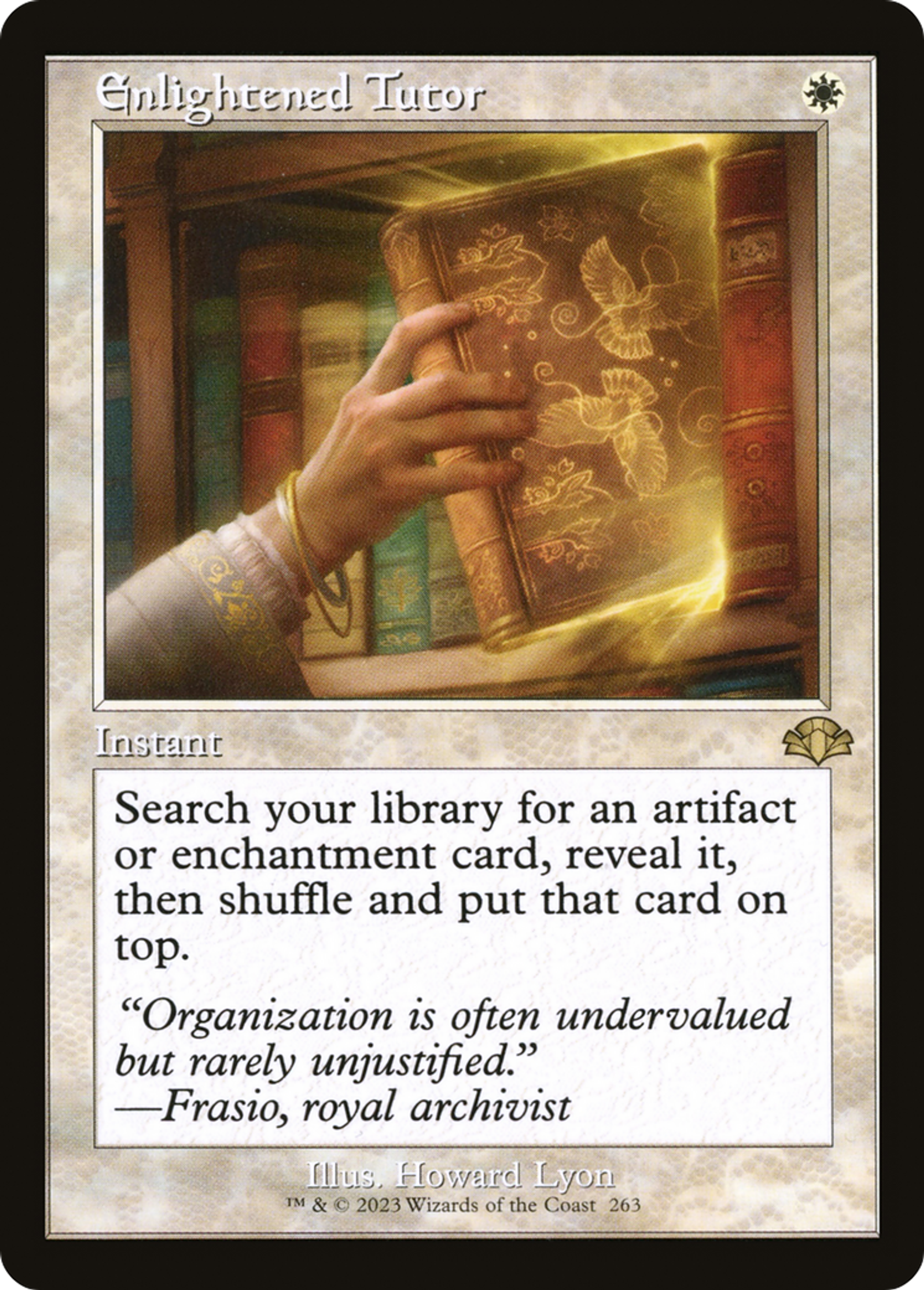 Enlightened Tutor — Dominaria Remastered — Magic: The Gathering