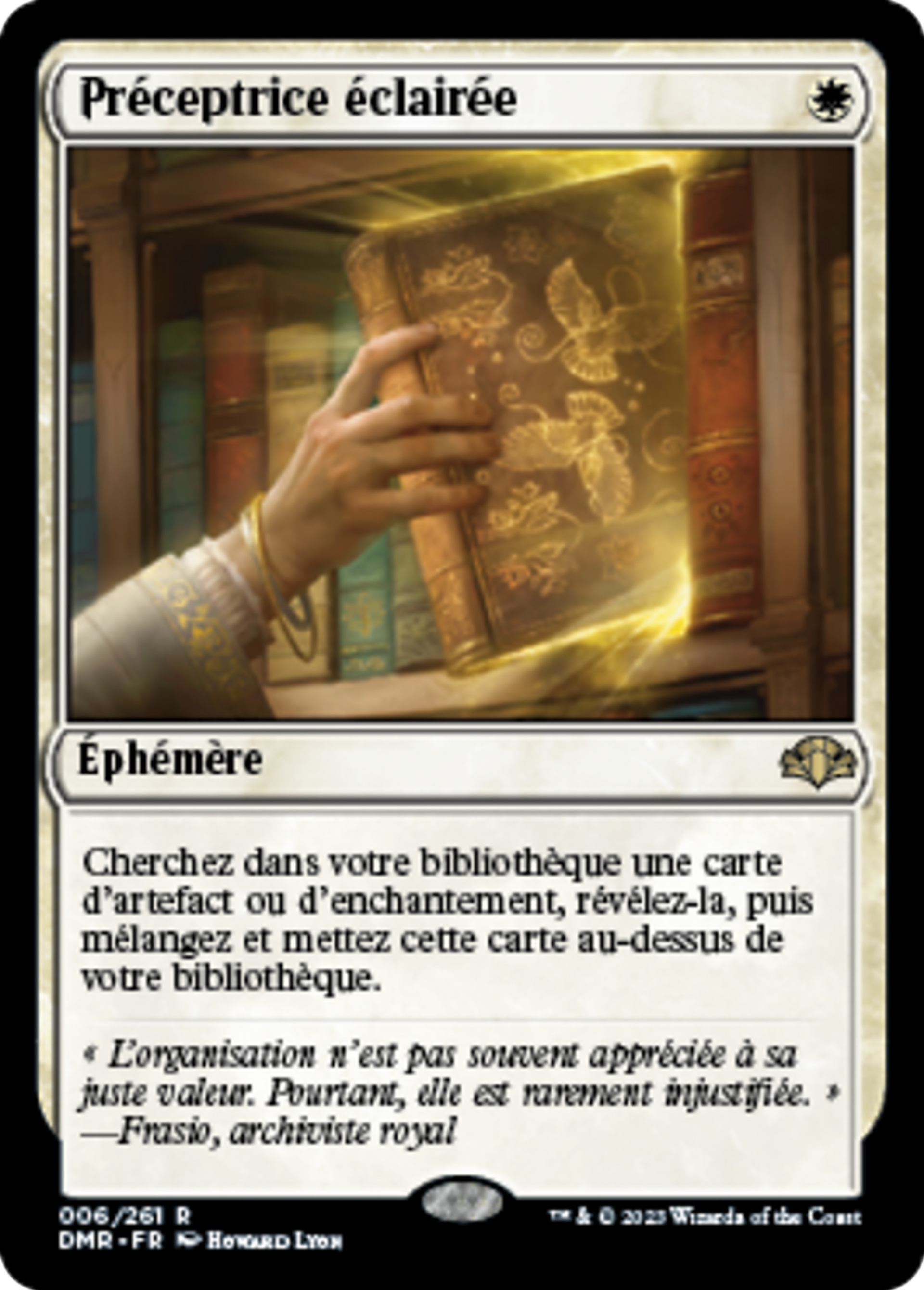 Préceptrice éclairée — Dominaria Remastered — Magic: The Gathering
