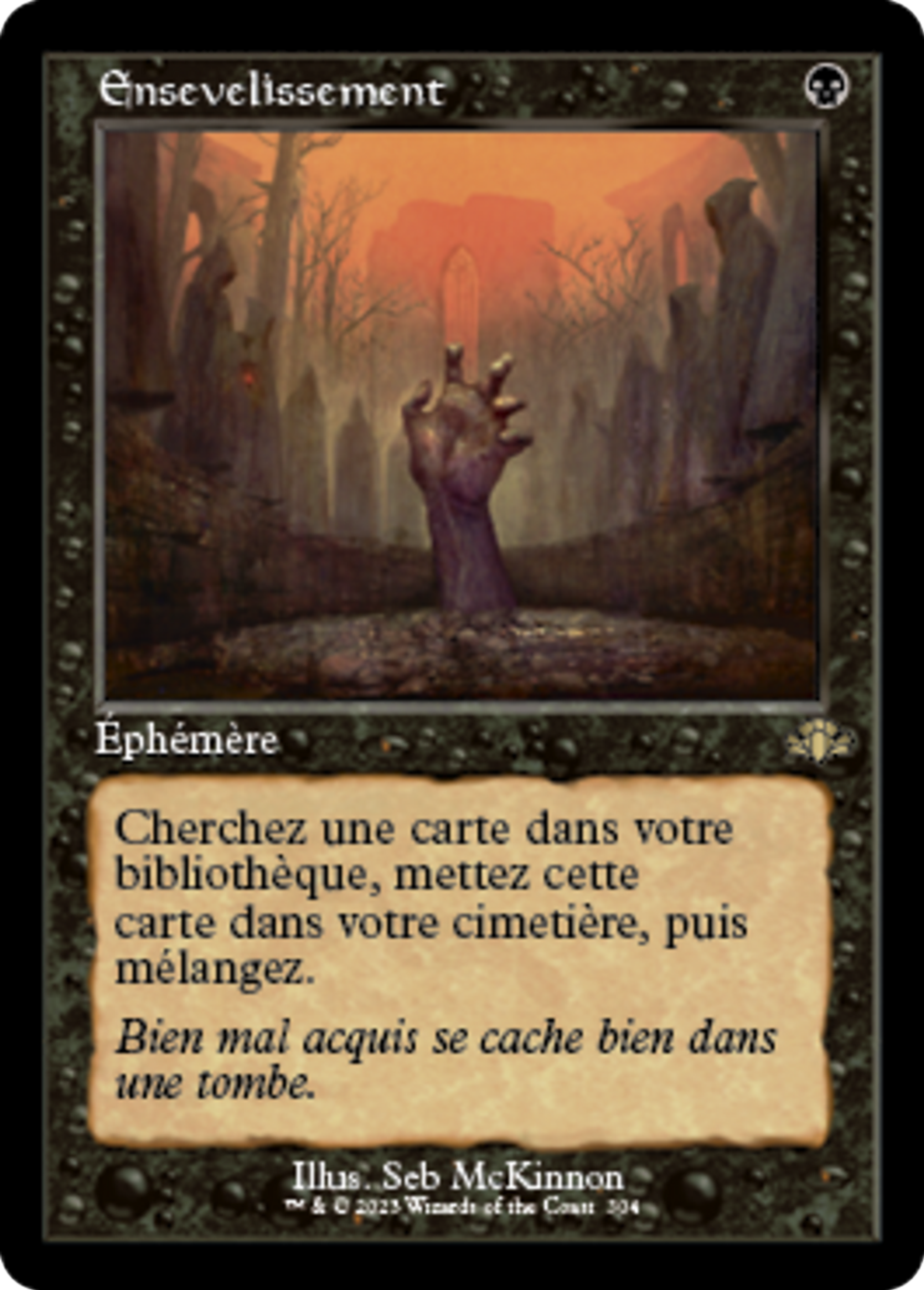 Ensevelissement — Dominaria Remastered — Magic: The Gathering