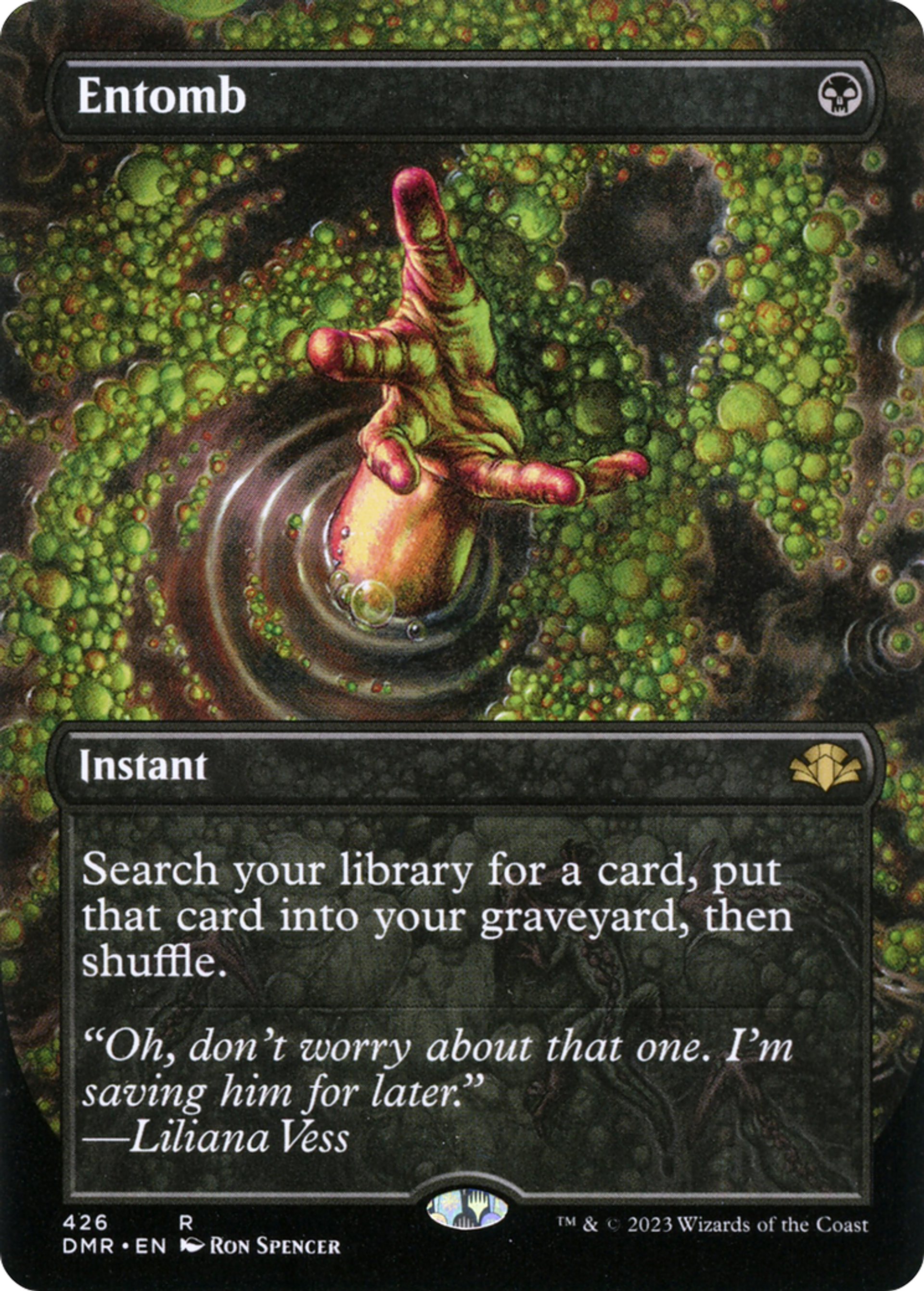Entomb — Dominaria Remastered — Magic: The Gathering
