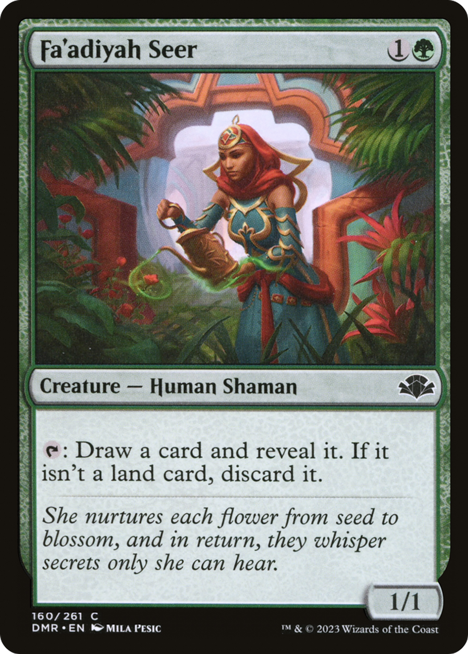 Voyante de Fa'adiyah — Dominaria Remastered — Magic: The Gathering