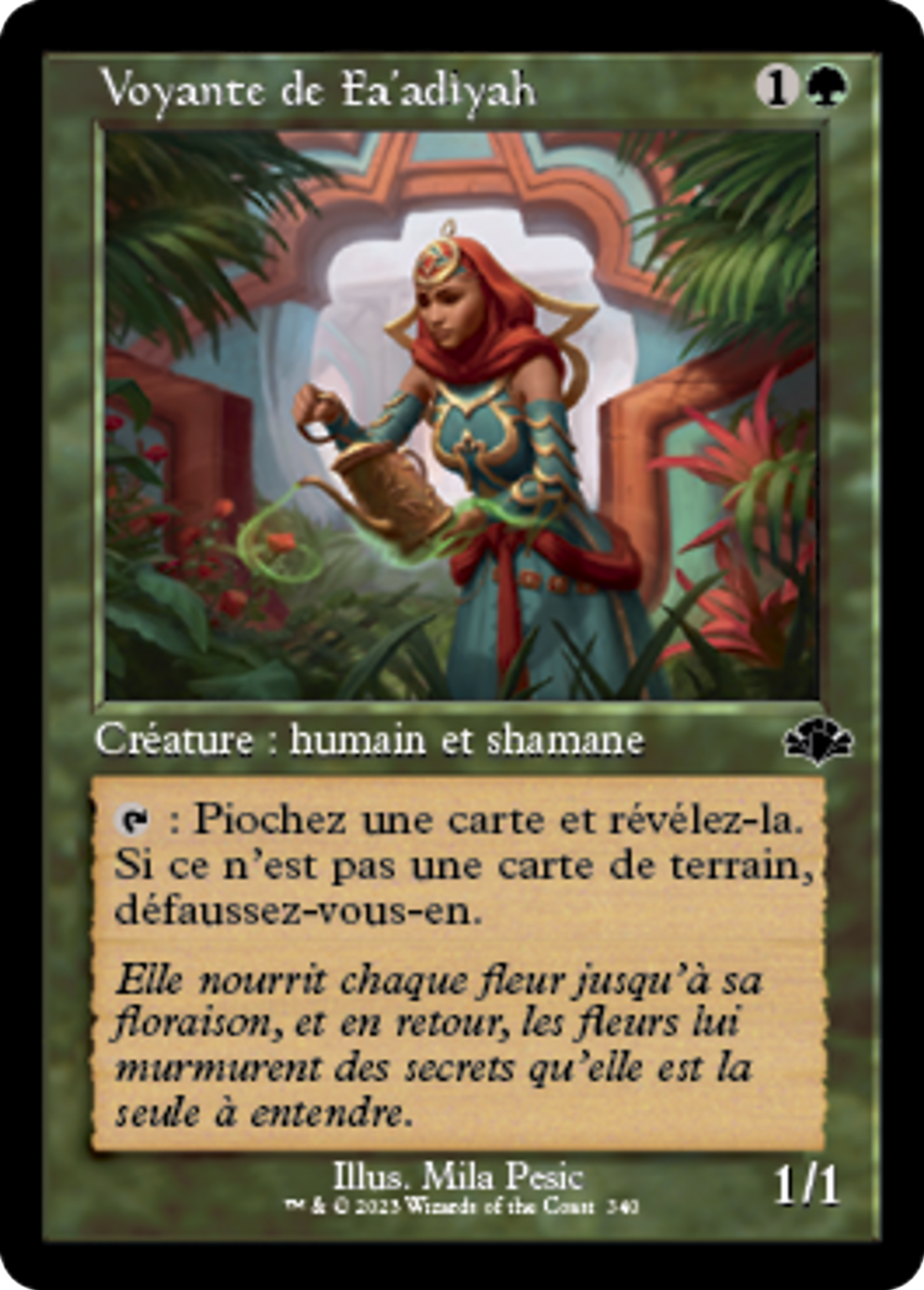 Voyante de Fa'adiyah — Dominaria Remastered — Magic: The Gathering