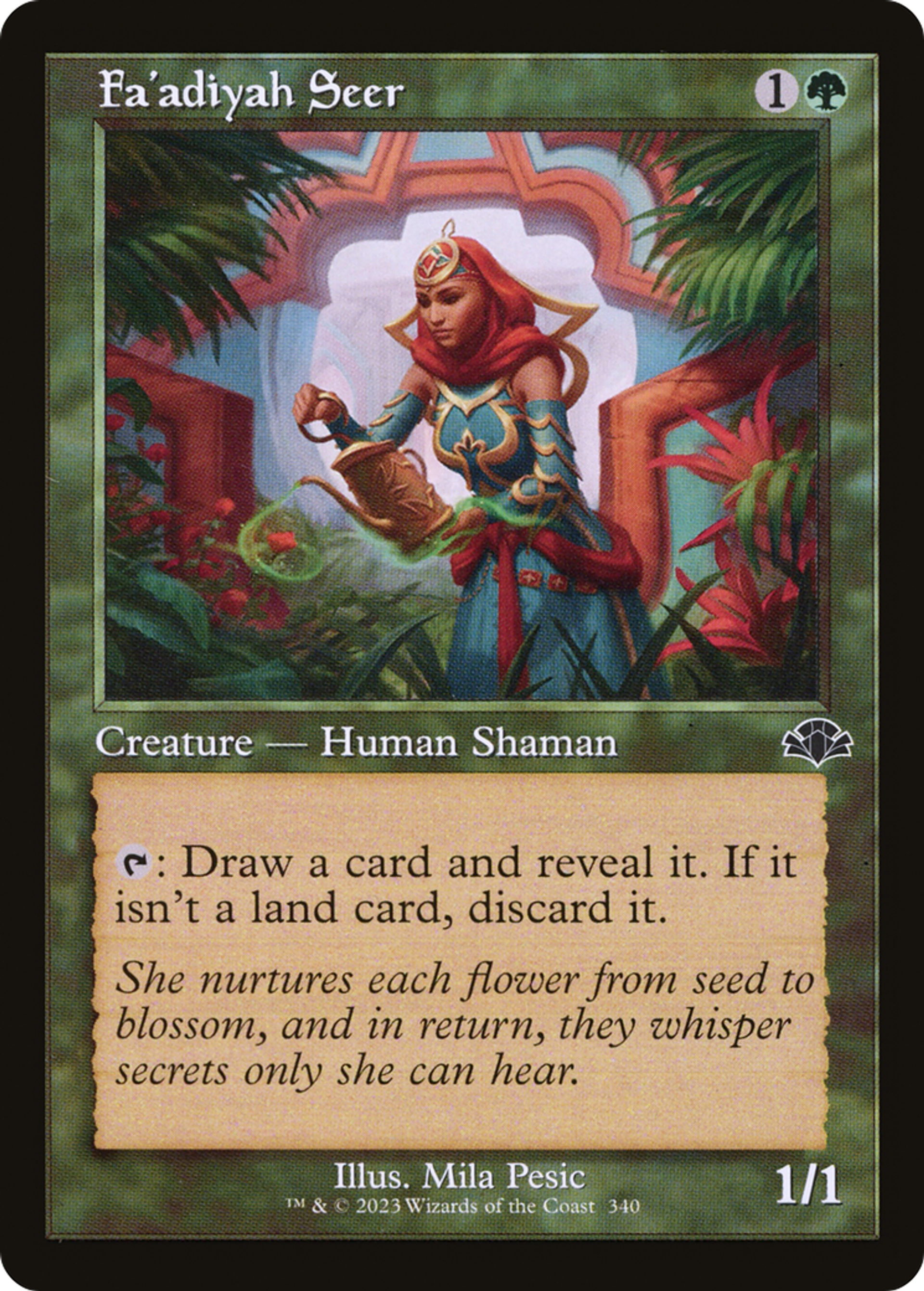 Fa'adiyah Seer — Dominaria Remastered — Magic: The Gathering