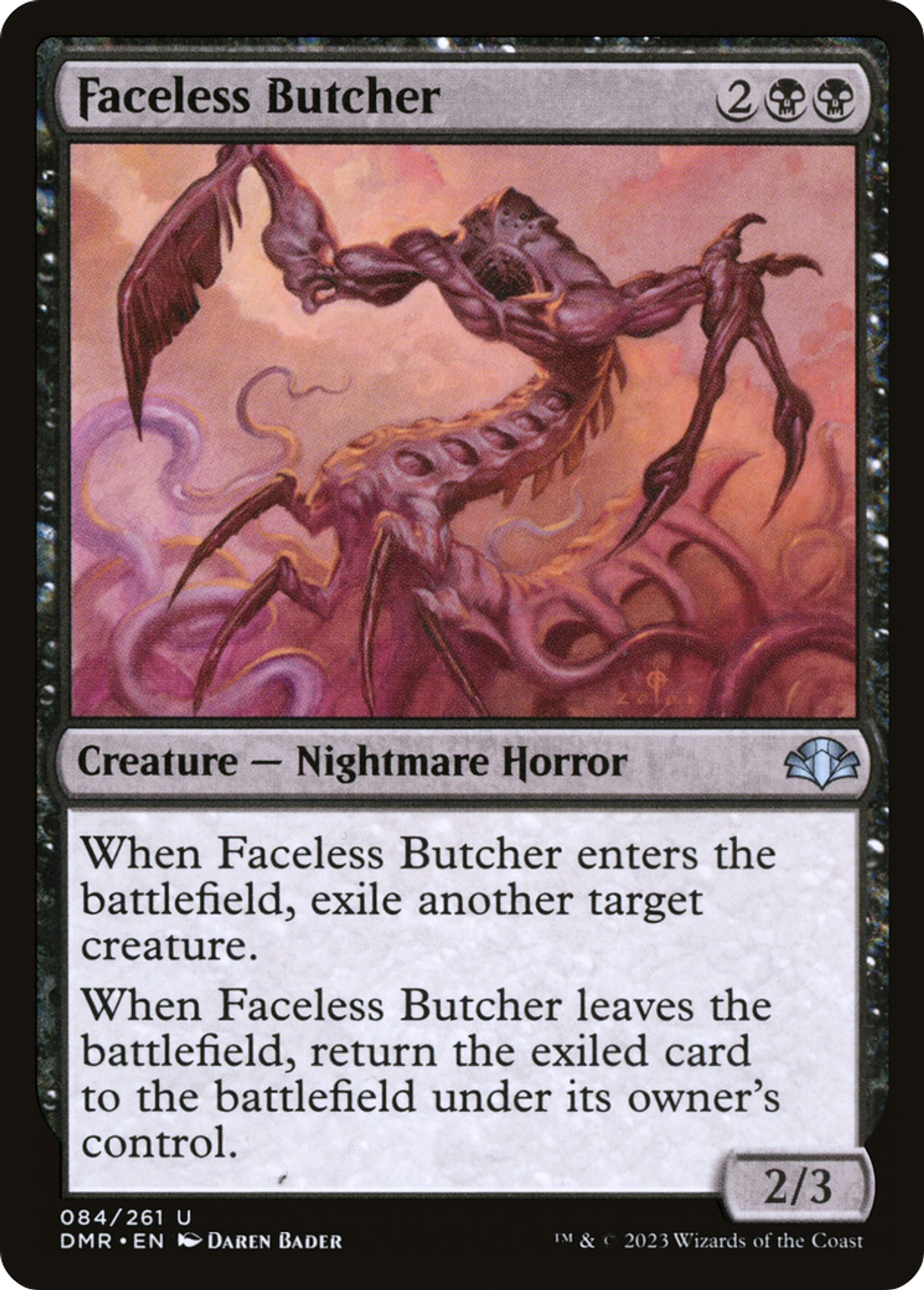Boucher sans visage — Dominaria Remastered — Magic: The Gathering