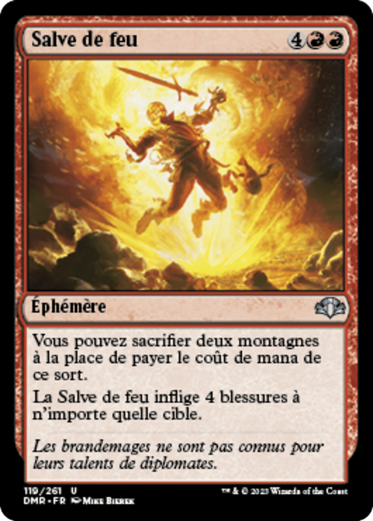 Salve de feu — Dominaria Remastered — Magic: The Gathering