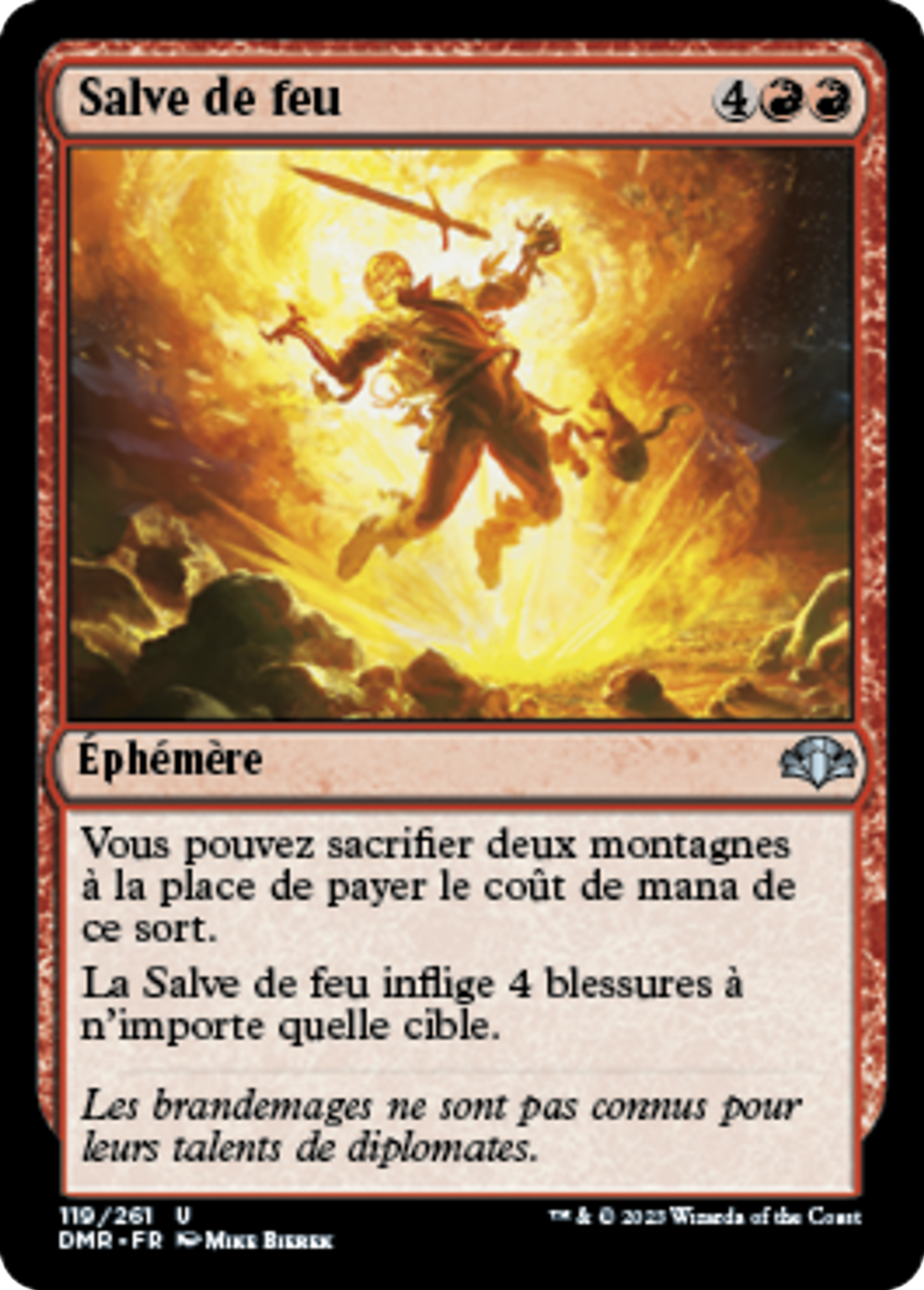 Salve de feu — Dominaria Remastered — Magic: The Gathering