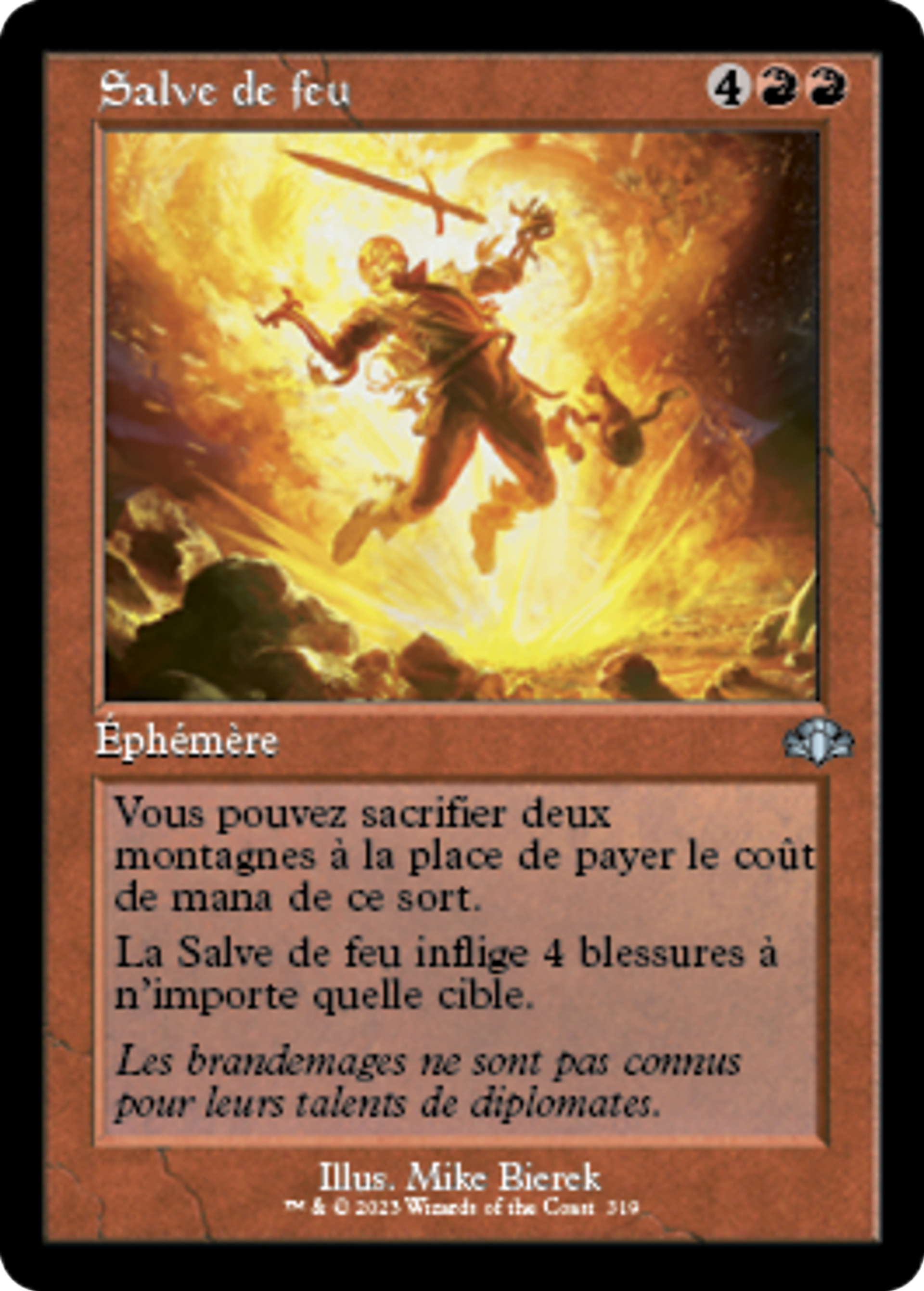 Salve de feu — Dominaria Remastered — Magic: The Gathering