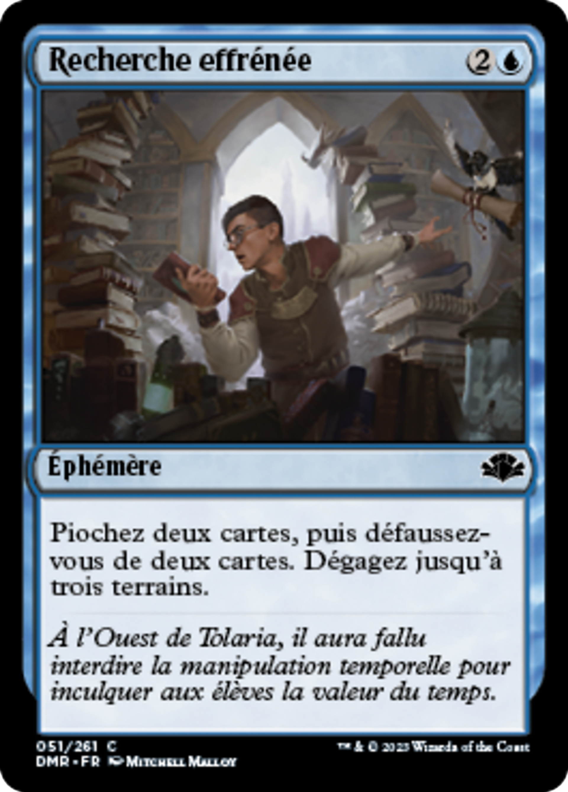 Recherche effrénée — Dominaria Remastered — Magic: The Gathering