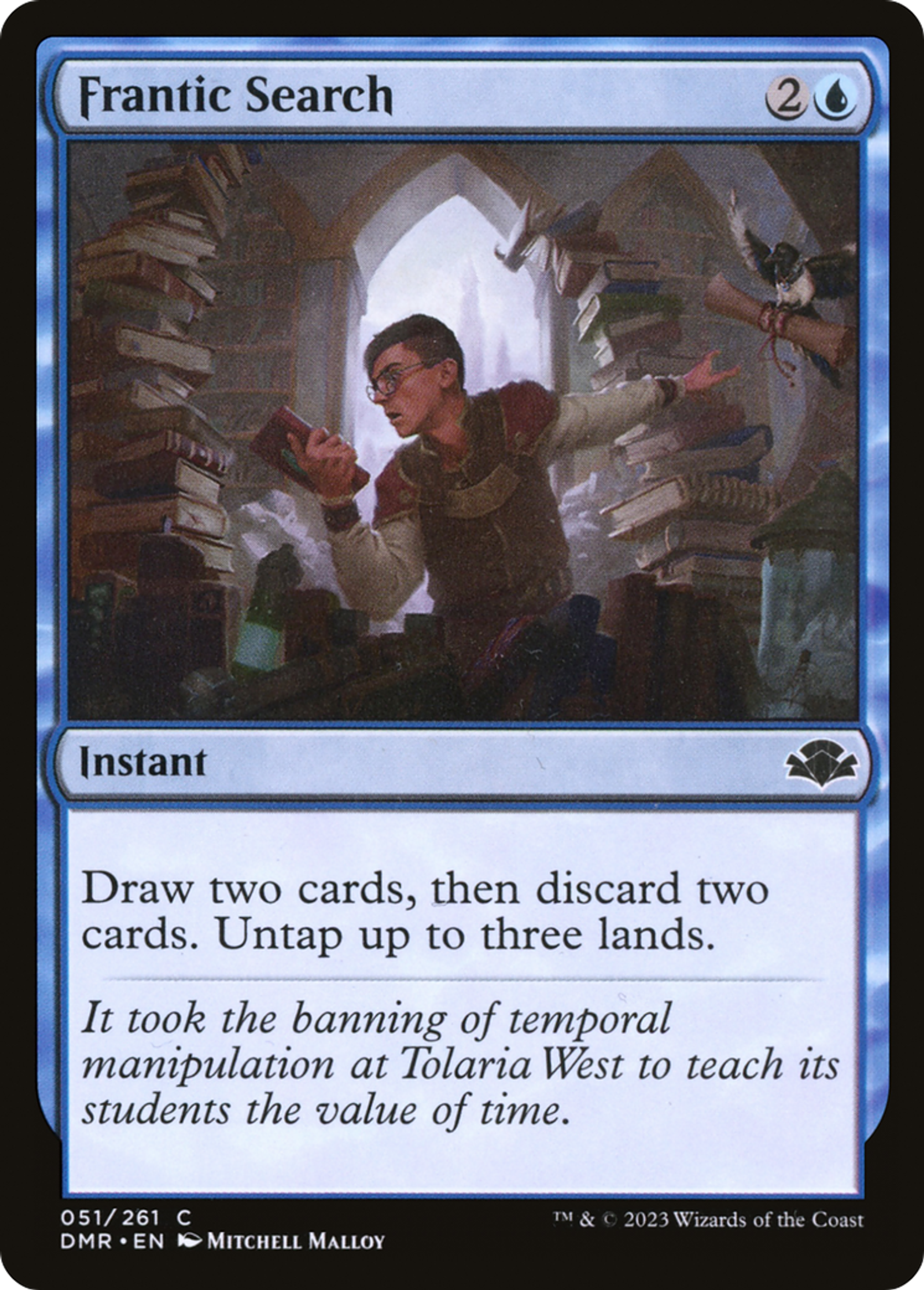 Frantic Search — Dominaria Remastered — Magic: The Gathering