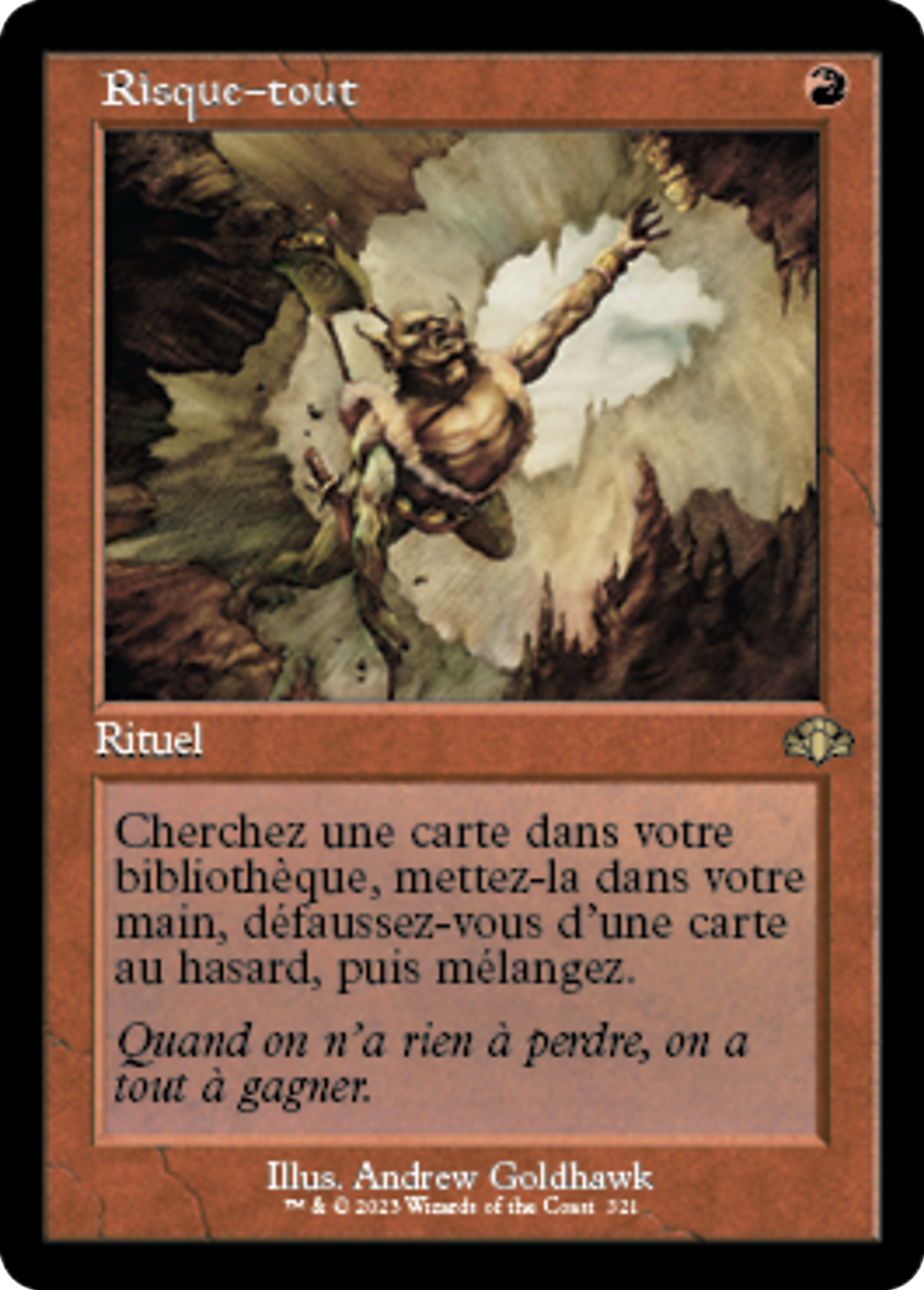 Risque-tout — Dominaria Remastered — Magic: The Gathering