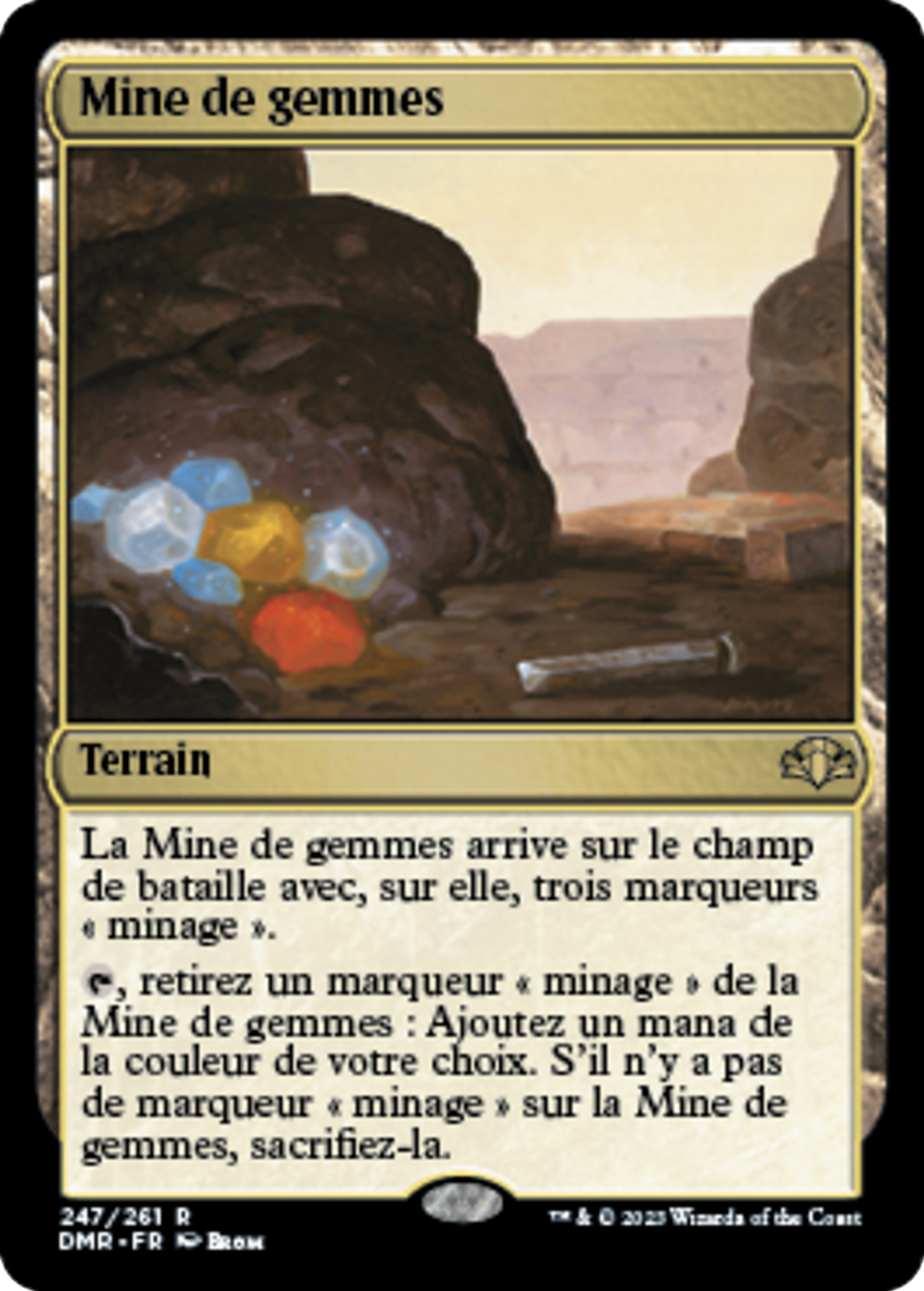 Mine de gemmes — Dominaria Remastered — Magic: The Gathering