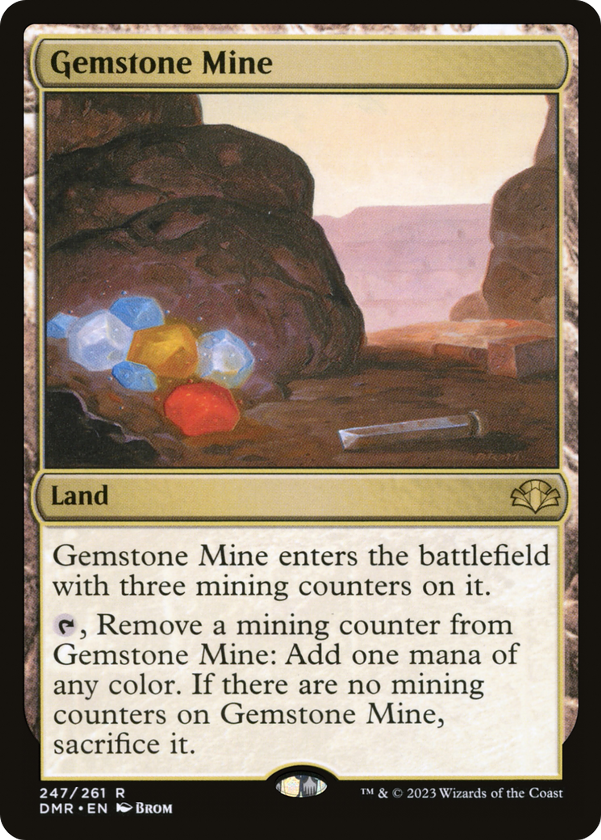 Mine de gemmes — Dominaria Remastered — Magic: The Gathering