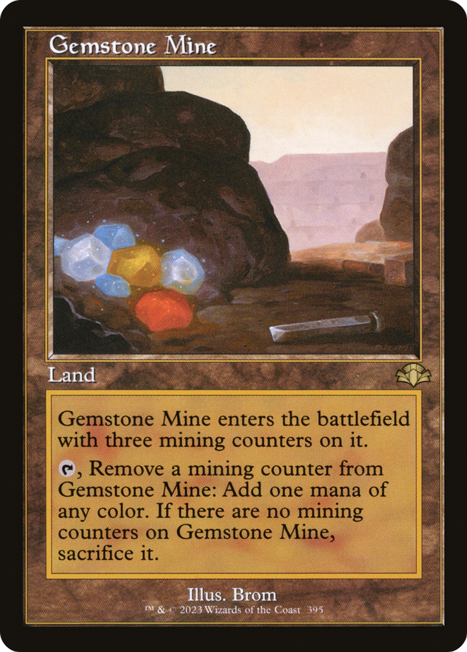 Gemstone Mine — Dominaria Remastered — Magic: The Gathering