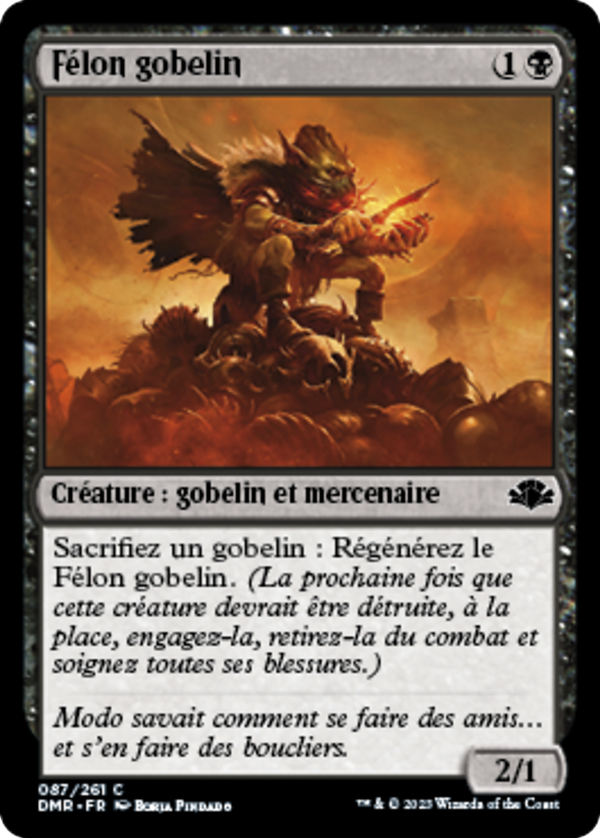 Félon gobelin — Dominaria Remastered — Magic: The Gathering