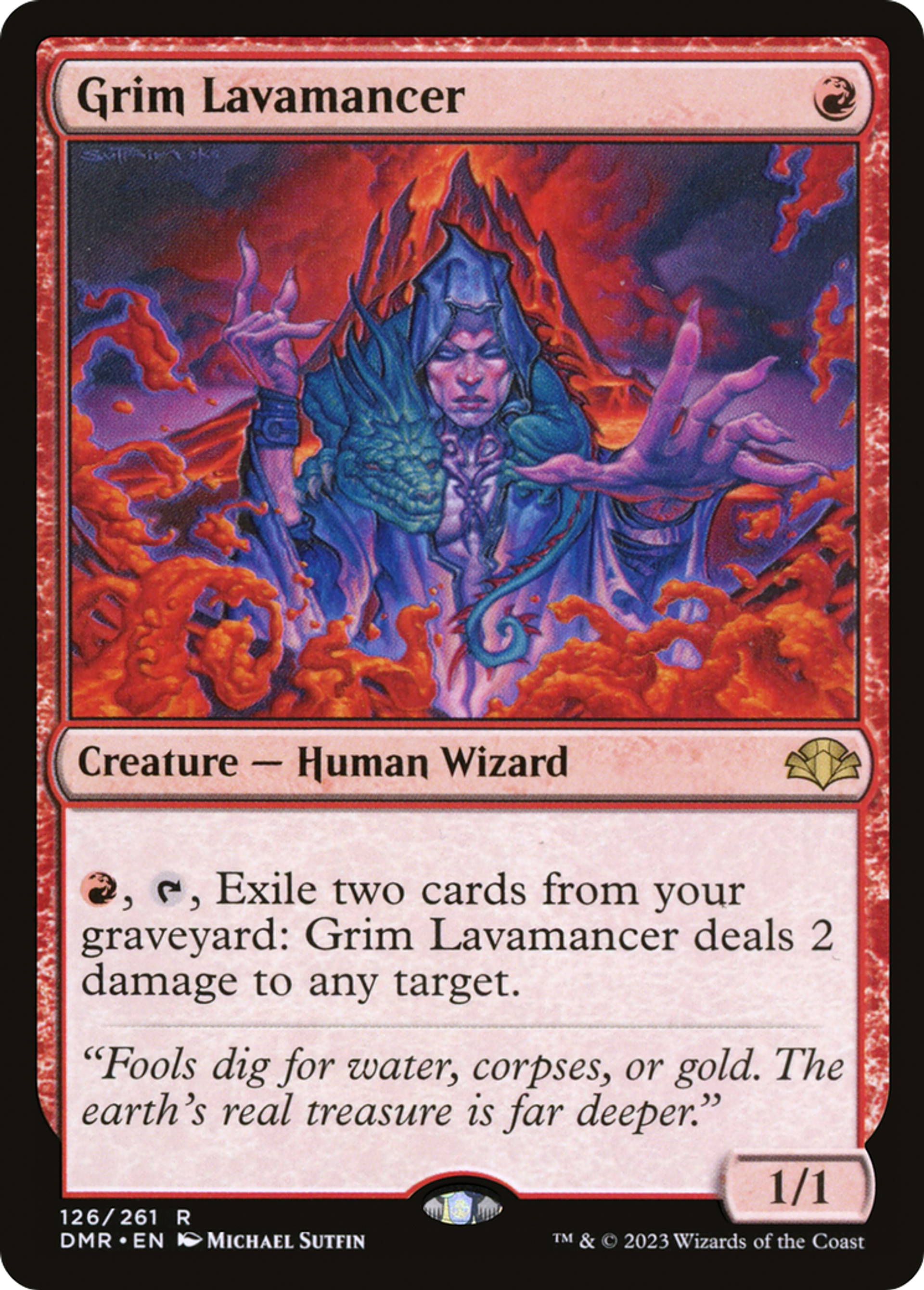 Sinistre lavamancien — Dominaria Remastered — Magic: The Gathering