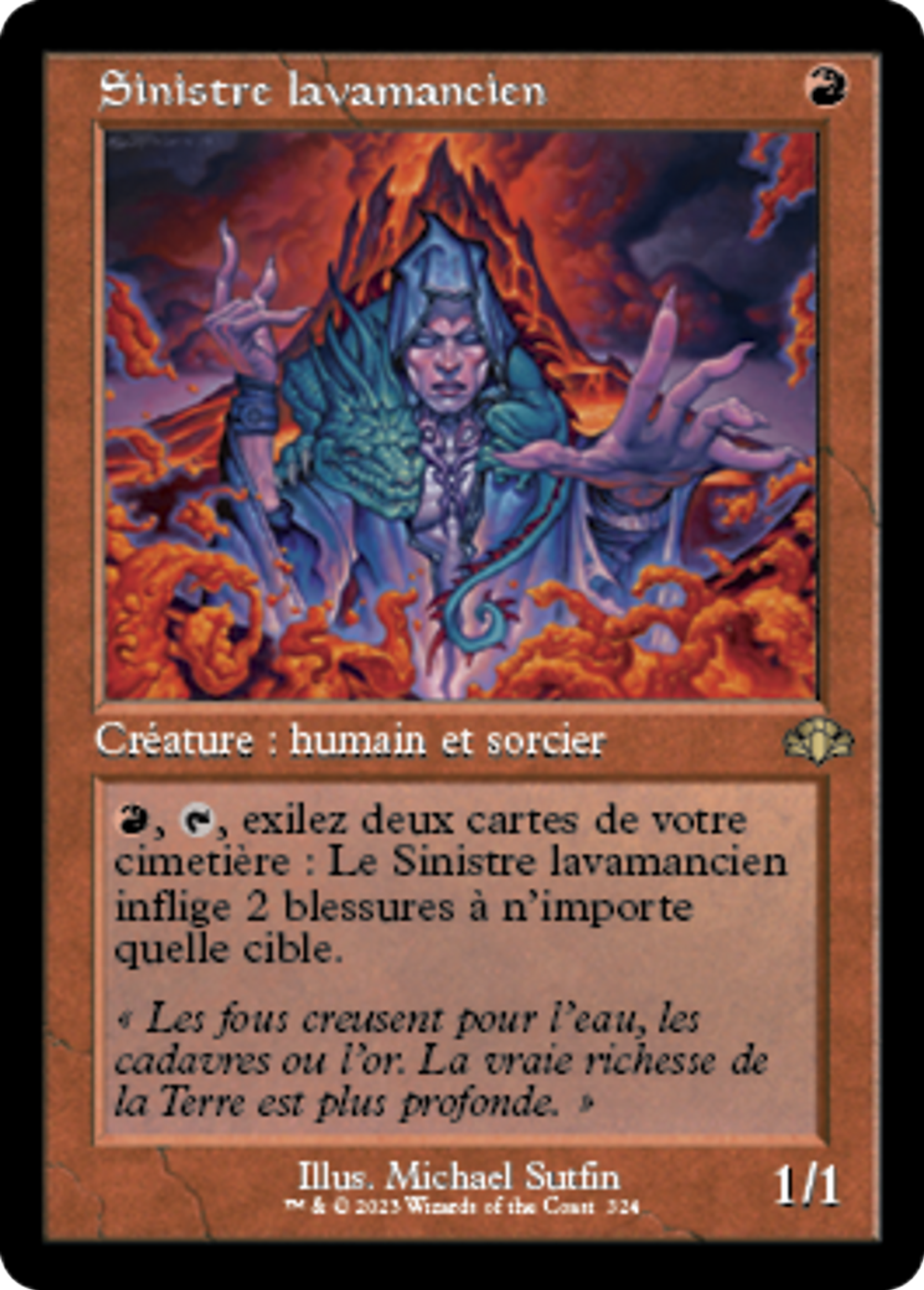 Sinistre lavamancien — Dominaria Remastered — Magic: The Gathering