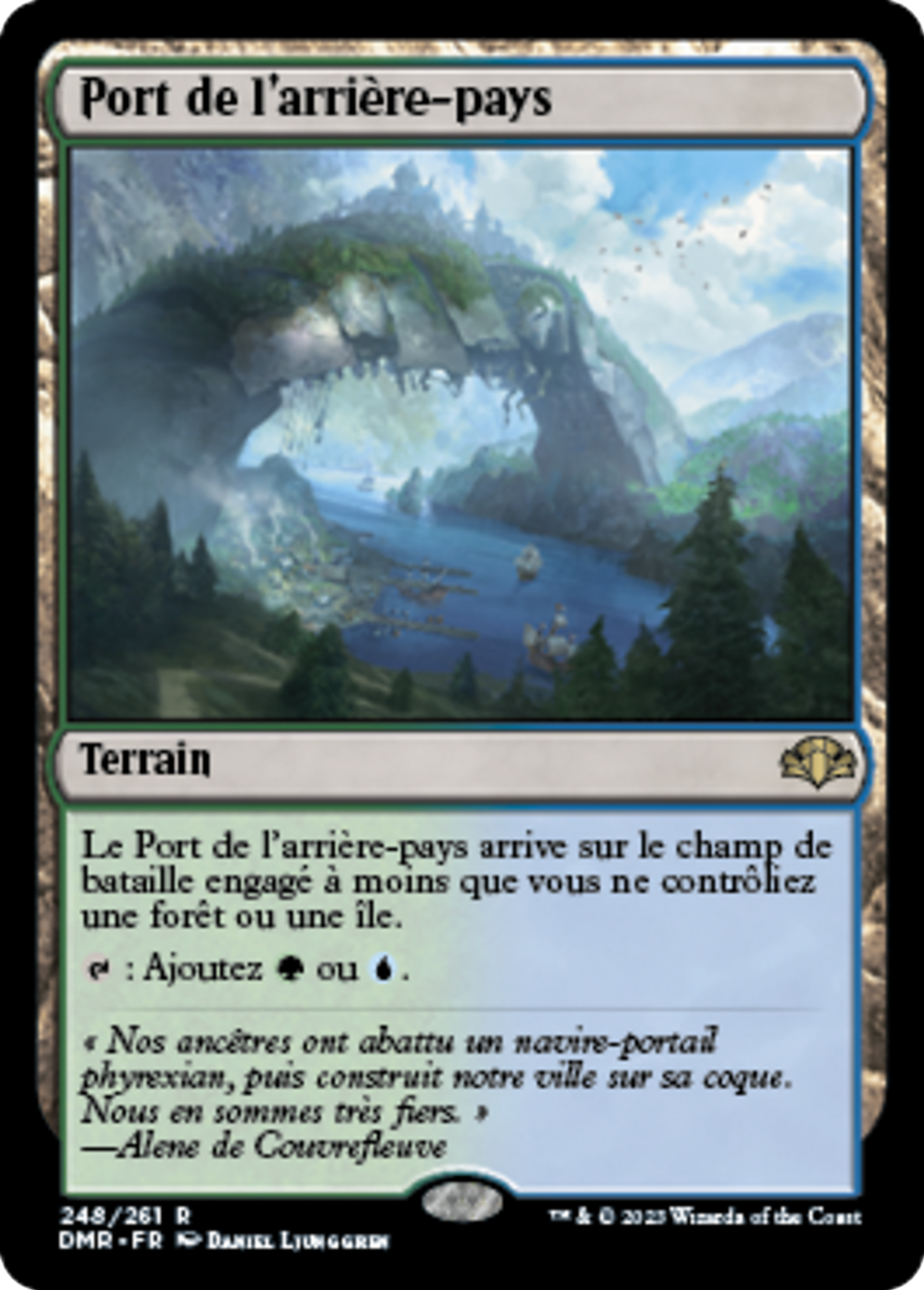 Port de l'arrière-pays — Dominaria Remastered — Magic: The Gathering