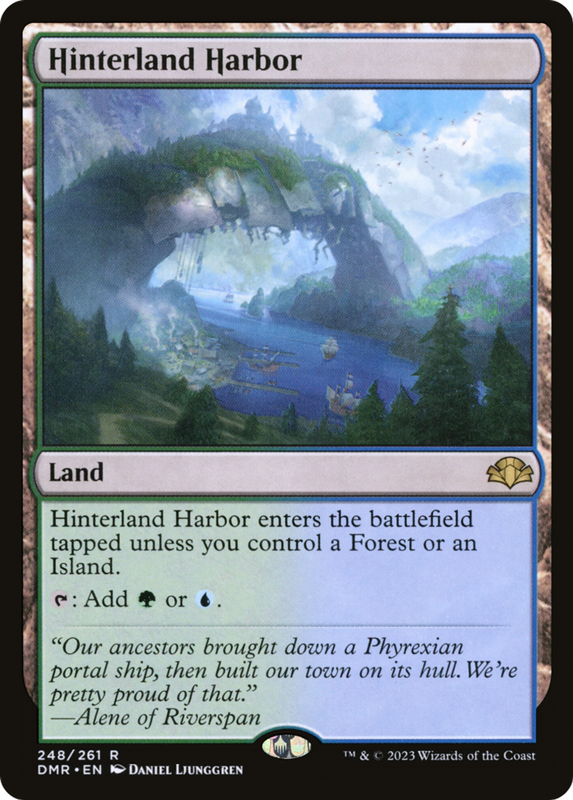 Port de l'arrière-pays — Dominaria Remastered — Magic: The Gathering