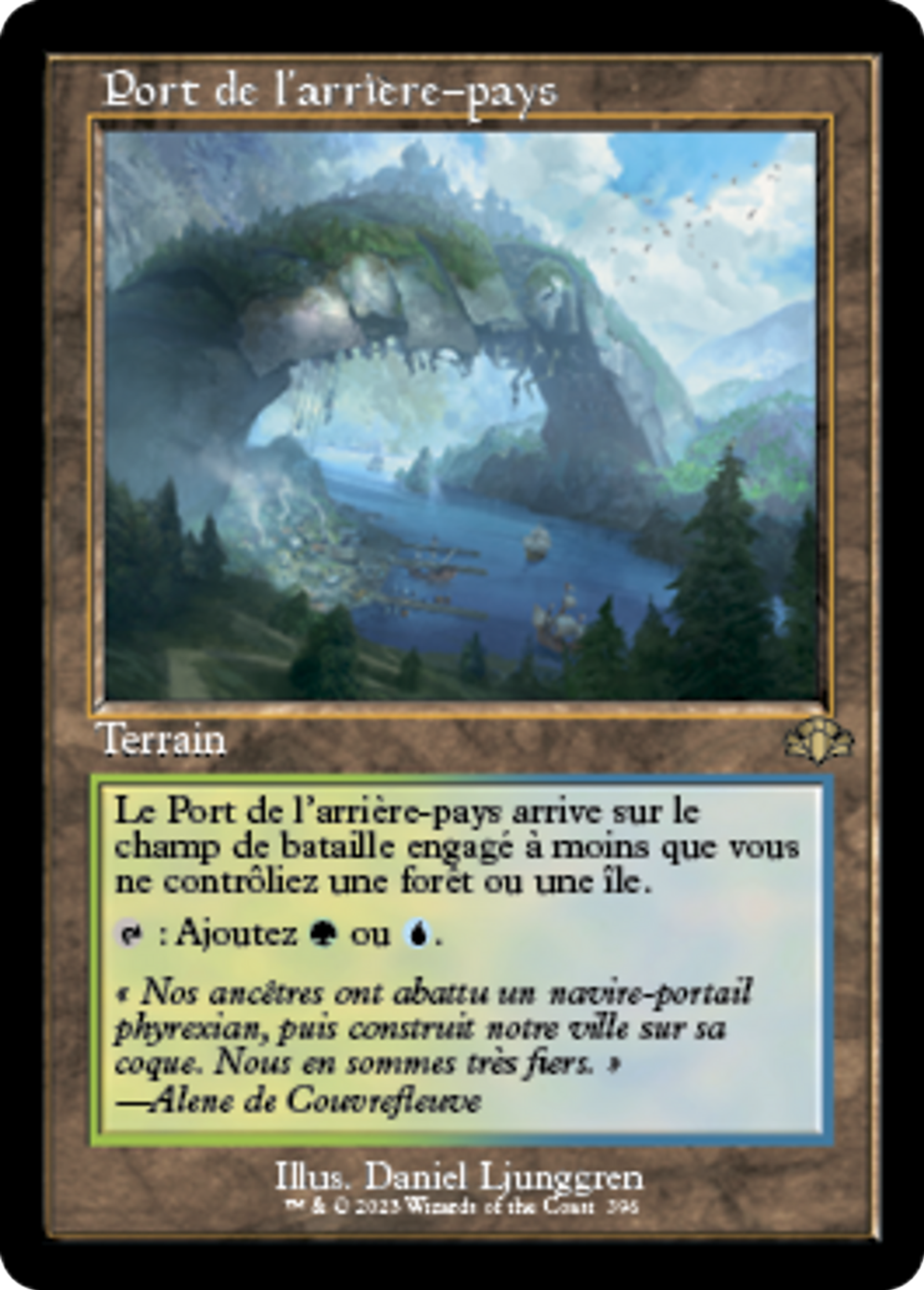 Port de l'arrière-pays — Dominaria Remastered — Magic: The Gathering