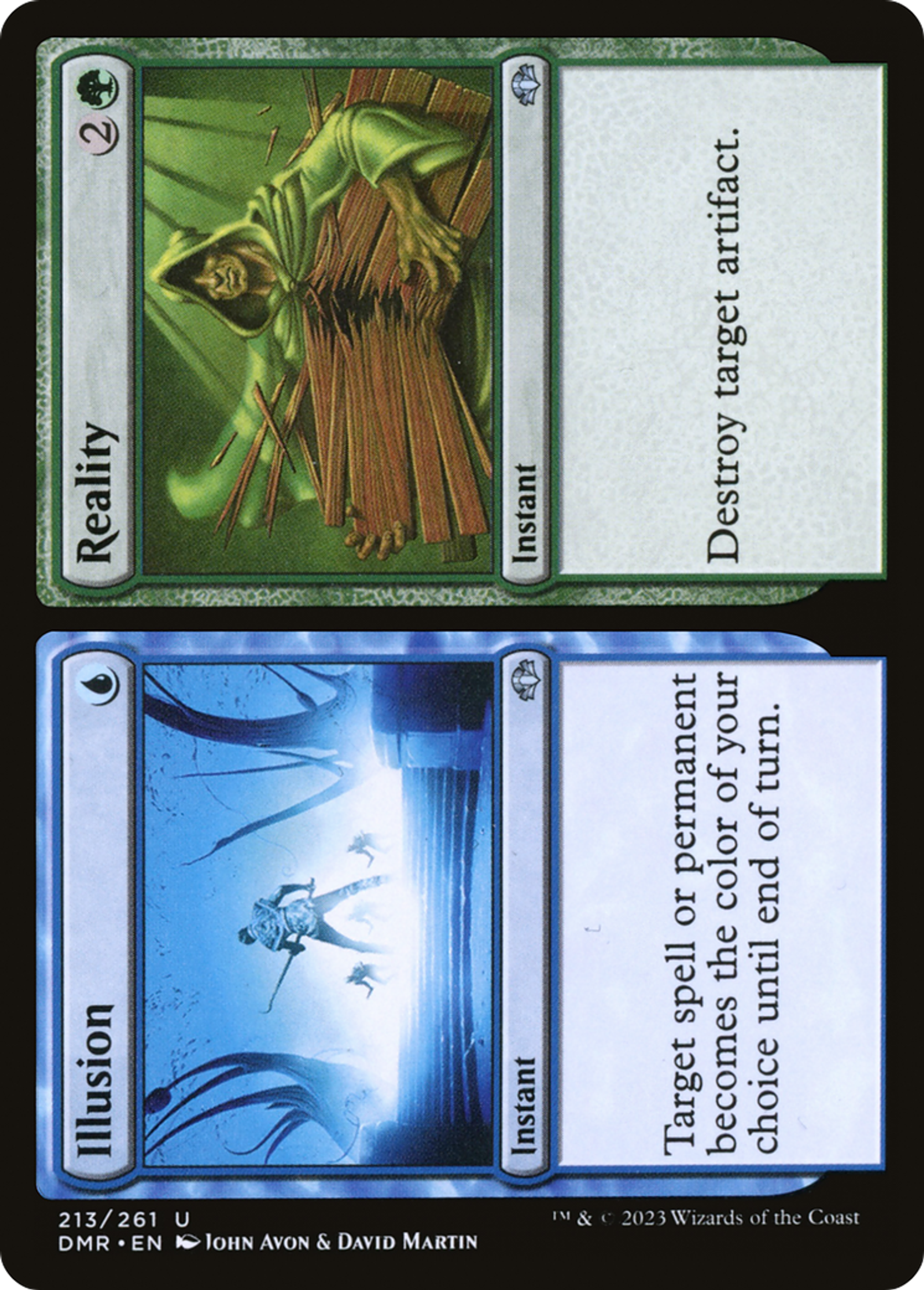 Illusion // Reality — Dominaria Remastered — Magic: The Gathering