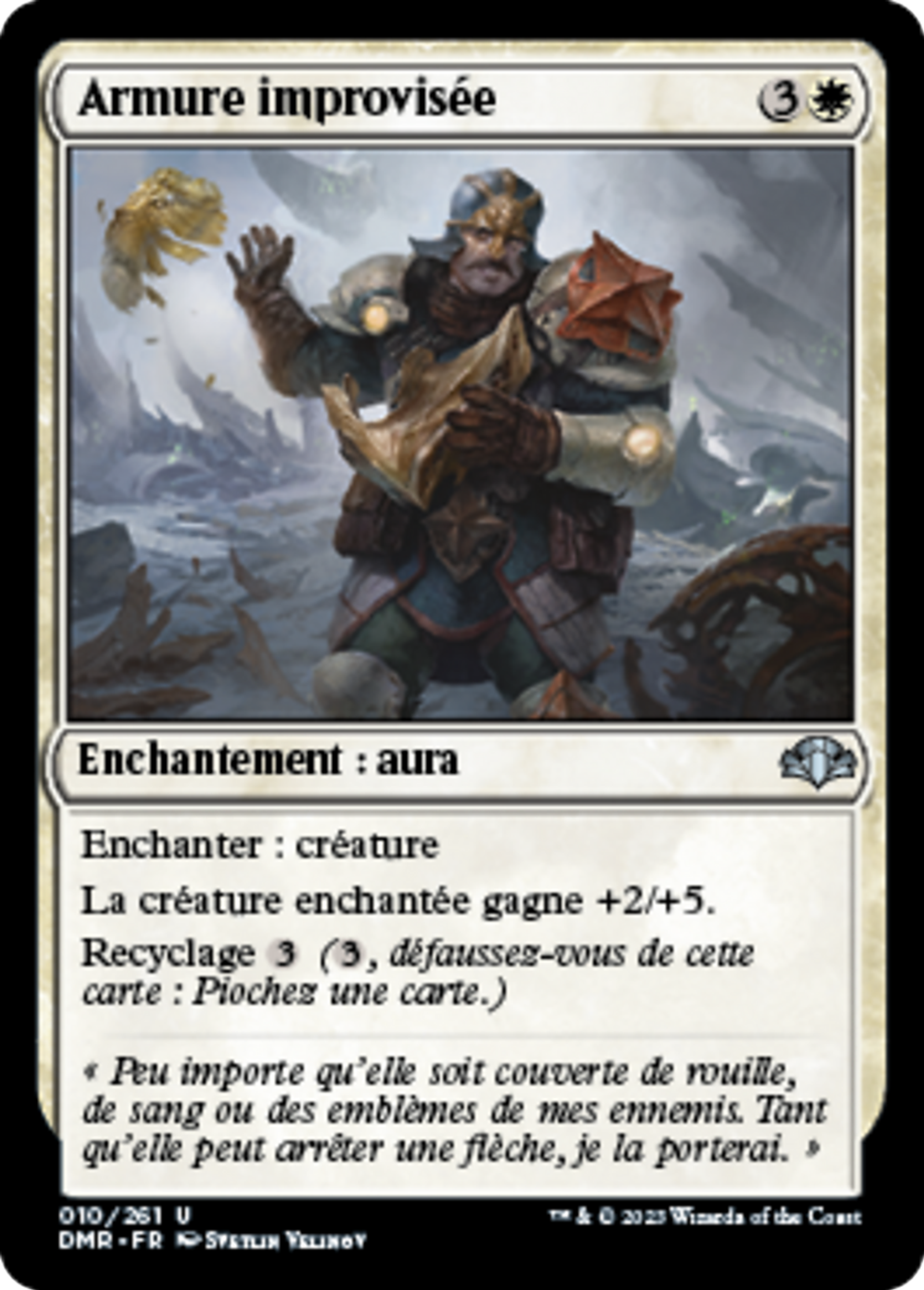 Armure improvisée — Dominaria Remastered — Magic: The Gathering