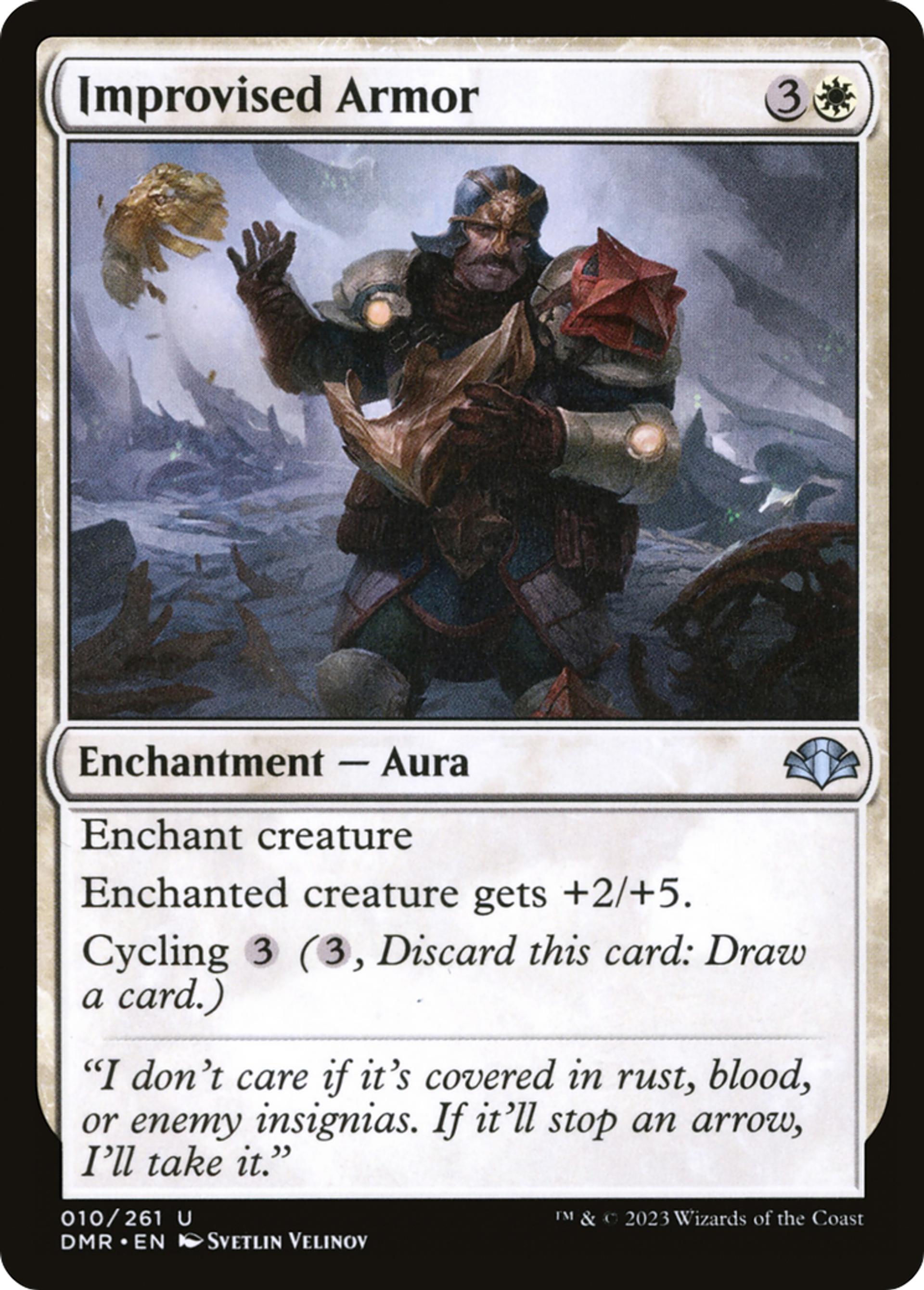 Armure improvisée — Dominaria Remastered — Magic: The Gathering