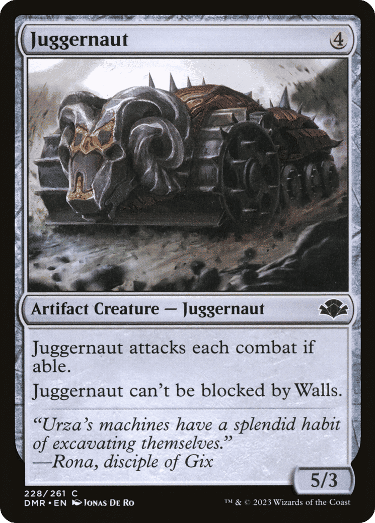 Juggernaut — Dominaria Remastered — Magic: The Gathering