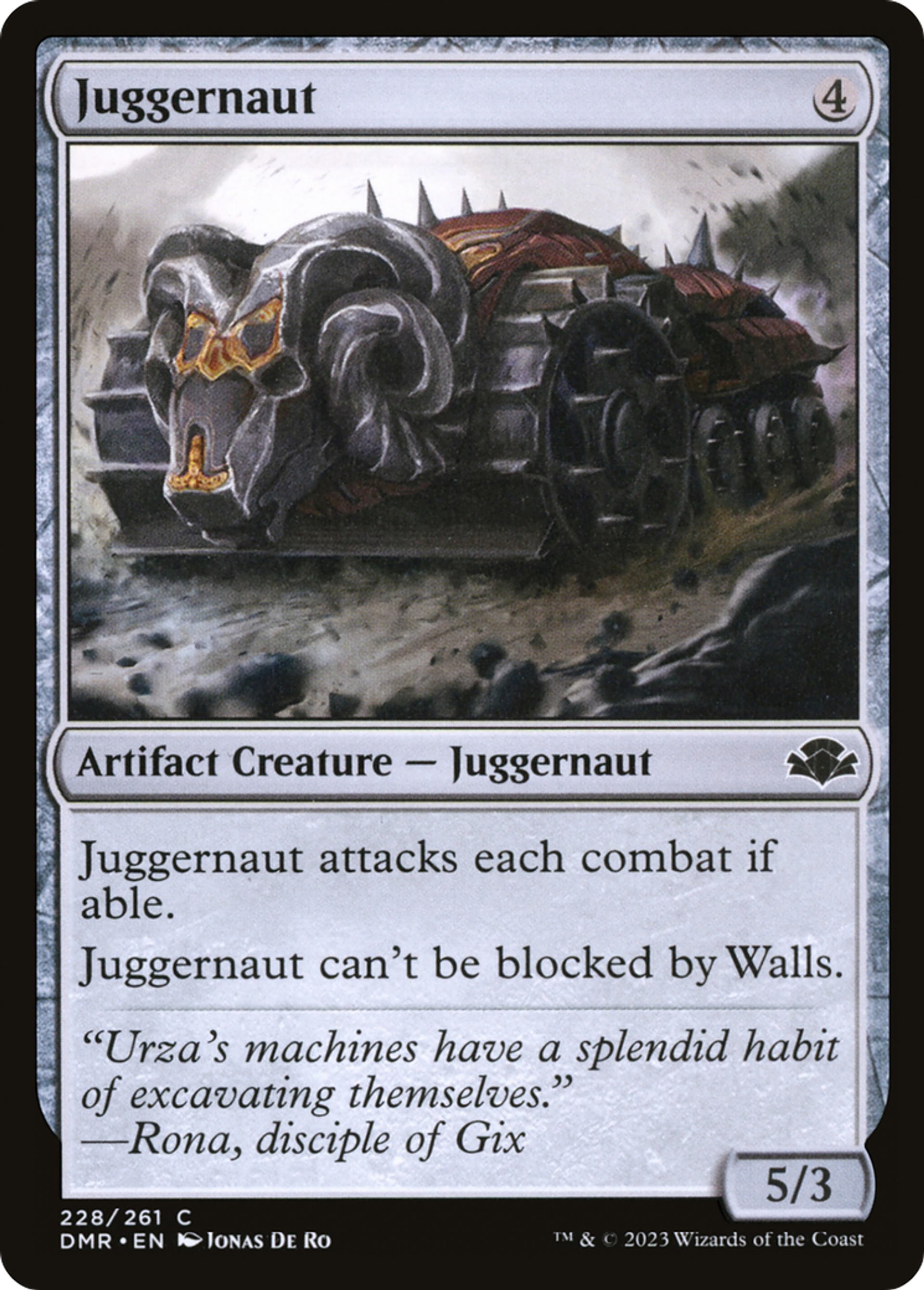 Djaggernaut — Dominaria Remastered — Magic: The Gathering