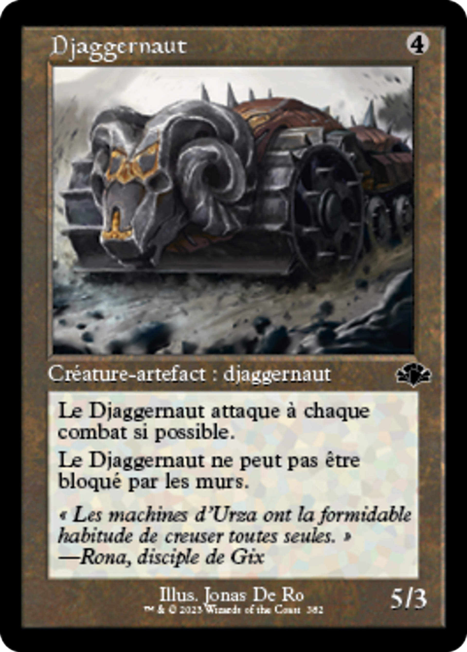 Djaggernaut — Dominaria Remastered — Magic: The Gathering