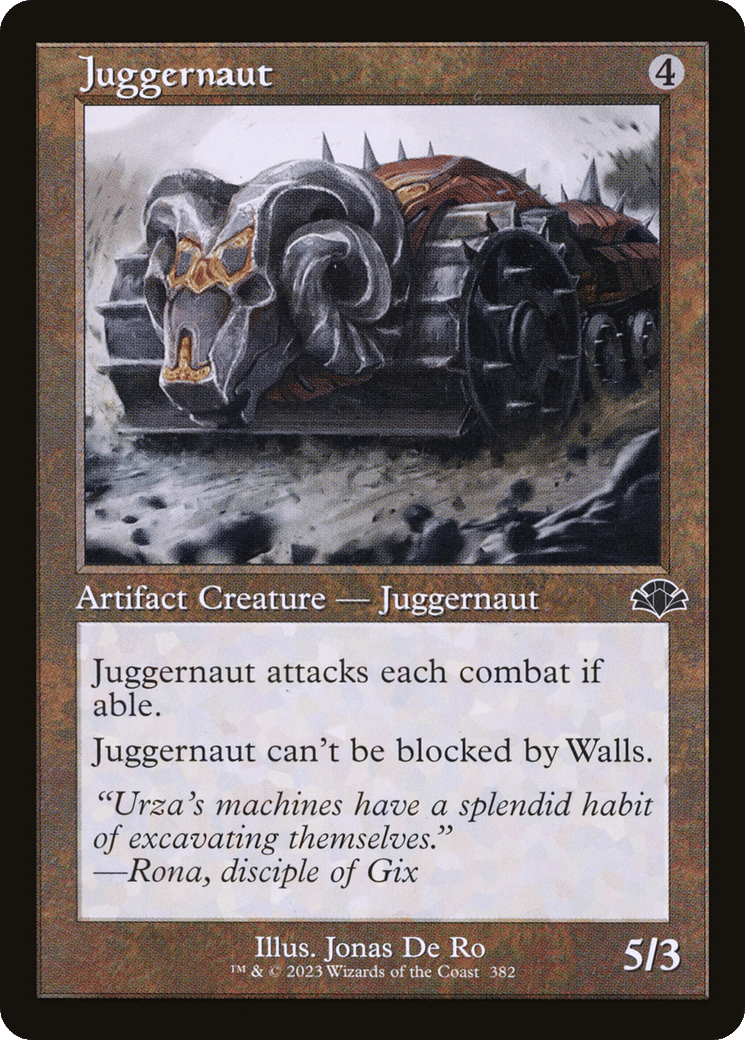 Juggernaut — Dominaria Remastered — Magic: The Gathering