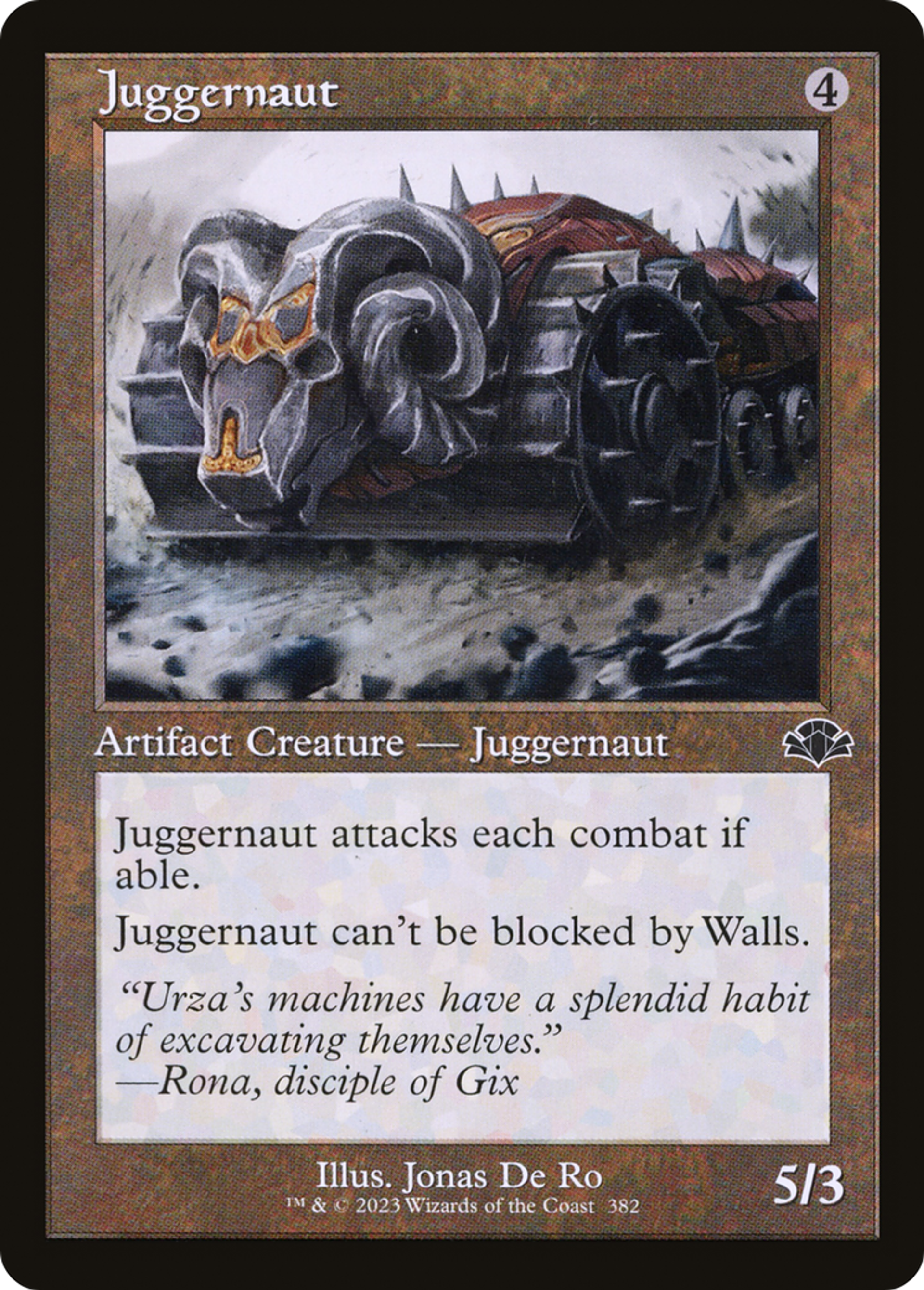 Juggernaut — Dominaria Remastered — Magic: The Gathering