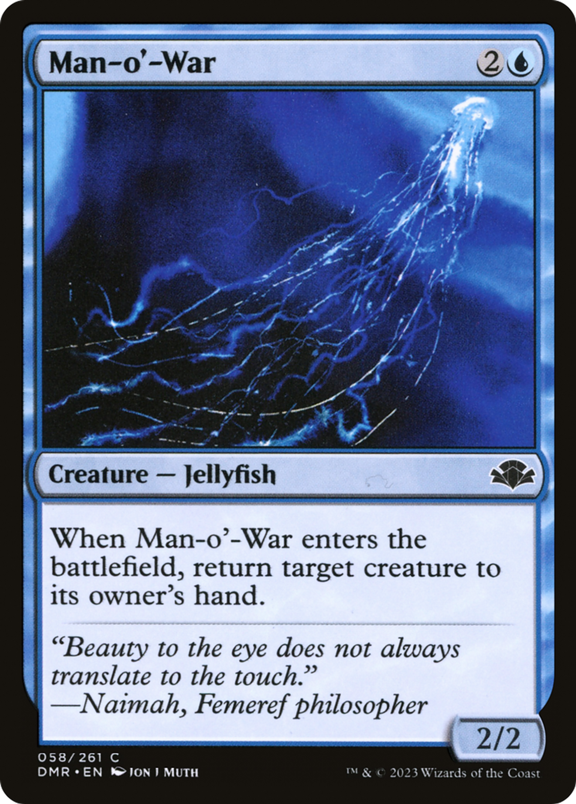 Man-o'-War — Dominaria Remastered — Magic: The Gathering
